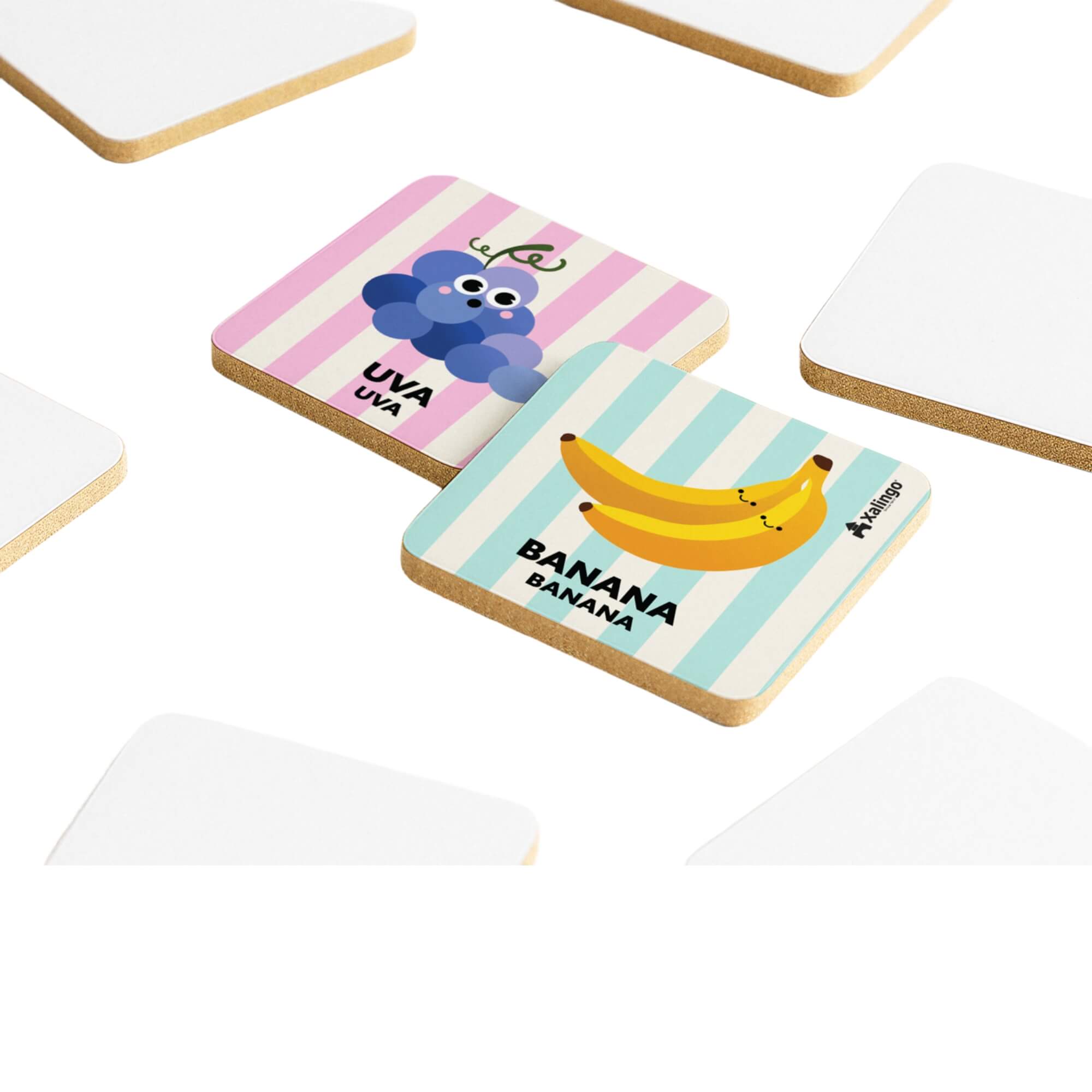 Jogo da Memória Salada de Frutas 24 Peças Xalingo - 20376