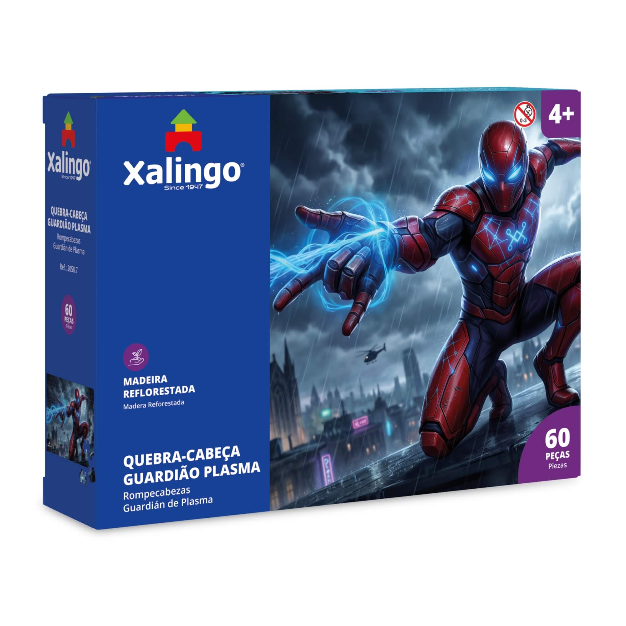 Quebra-Cabeça Guardião Plasma 60 Peças +4 Anos Xalingo - 20587