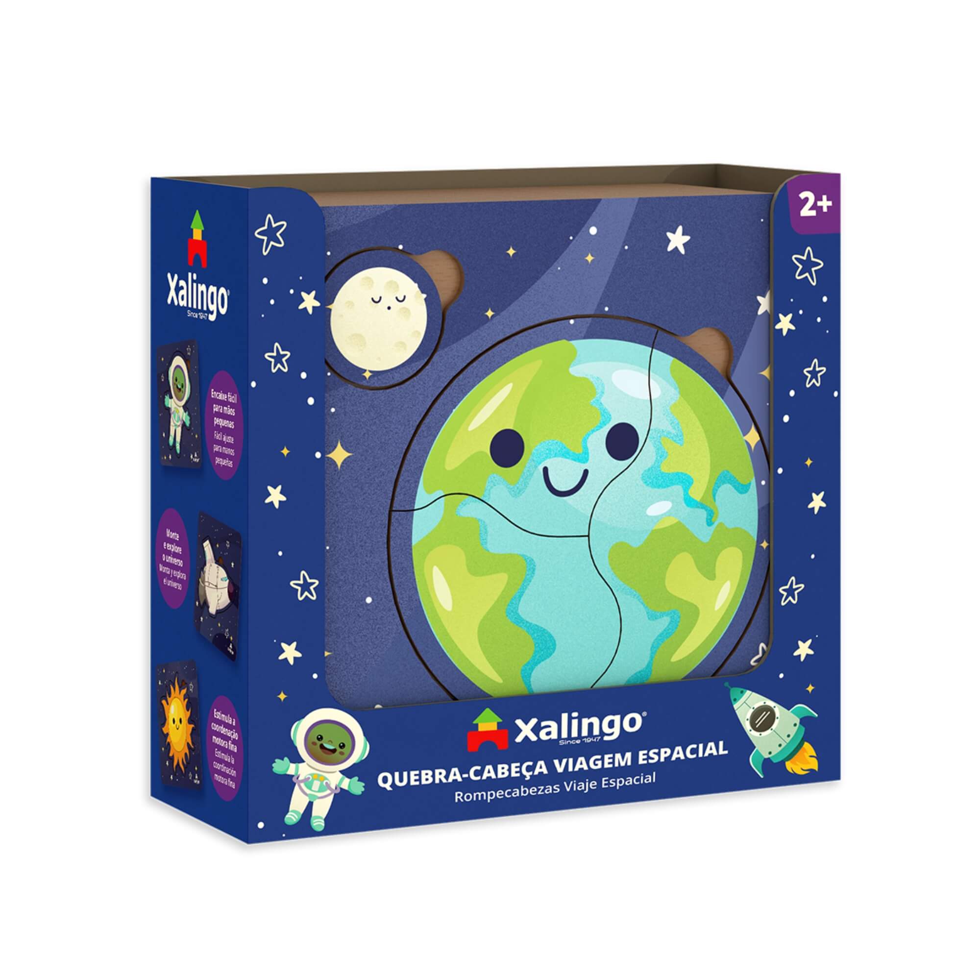 Quebra-Cabeça Viagem Espacial Display Xalingo - 20298