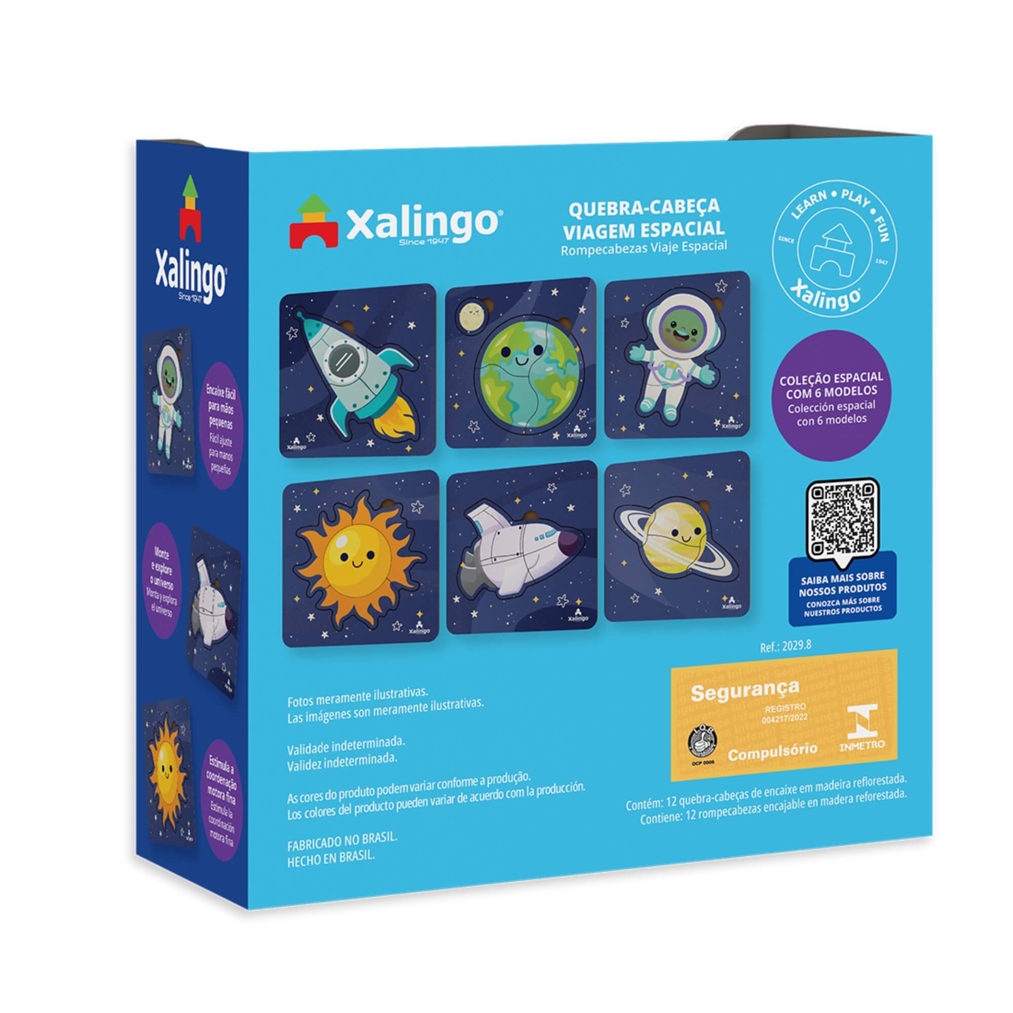 Quebra-Cabeça Viagem Espacial Display Xalingo - 20298
