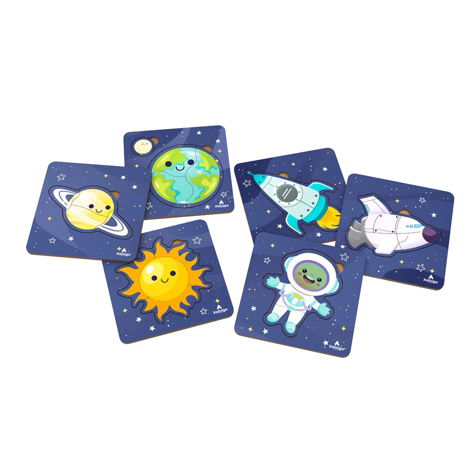 Quebra-Cabeça Viagem Espacial Display Xalingo - 20298