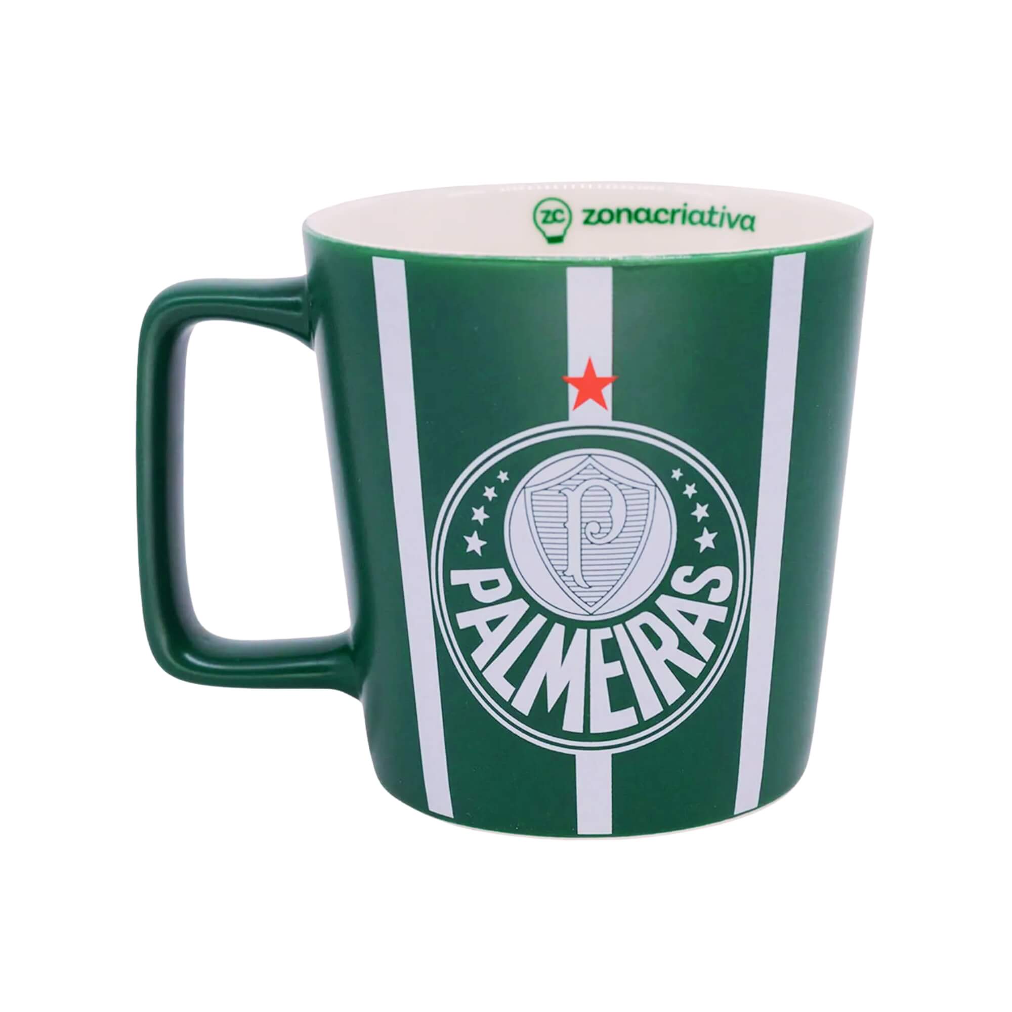 Caneca Buck 400ml Palmeiras Zona Criativa - 10026718