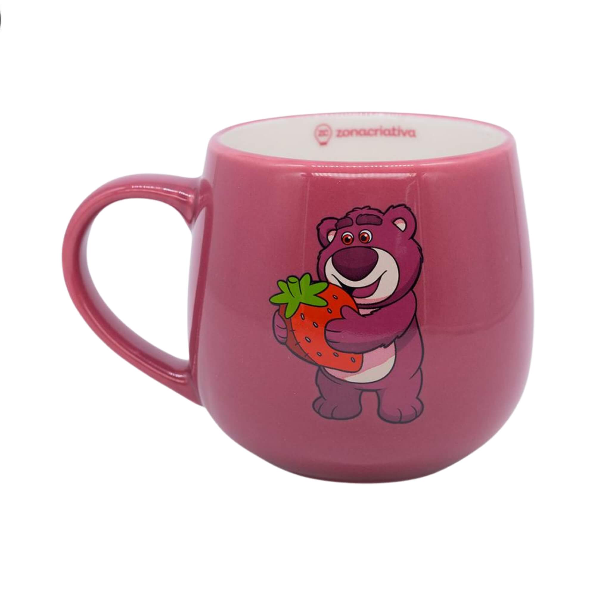 Caneca Maggie 400ml Lotso Strawberry Zona Criativa - 10026767