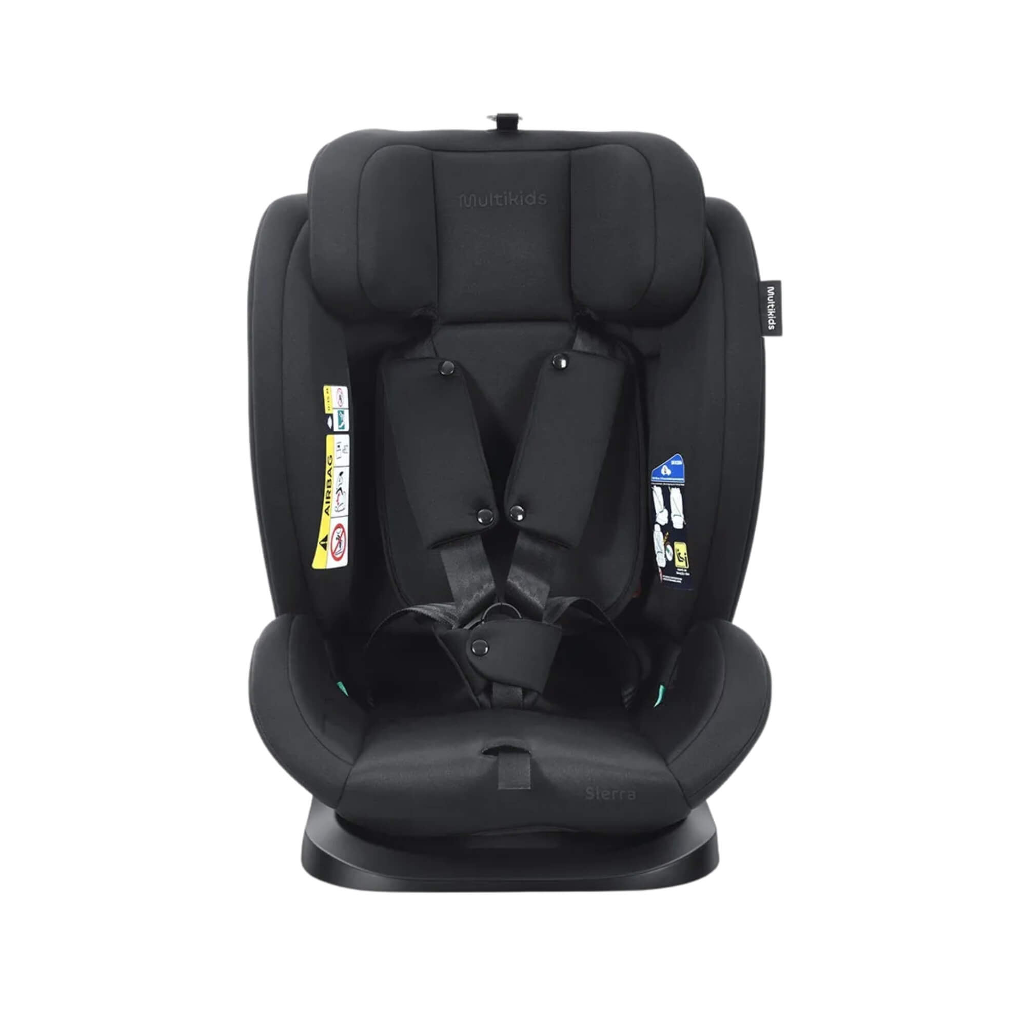 Cadeirinha Infantil para Carro Sierra 40-150cm cor Preto Multikids - BB711