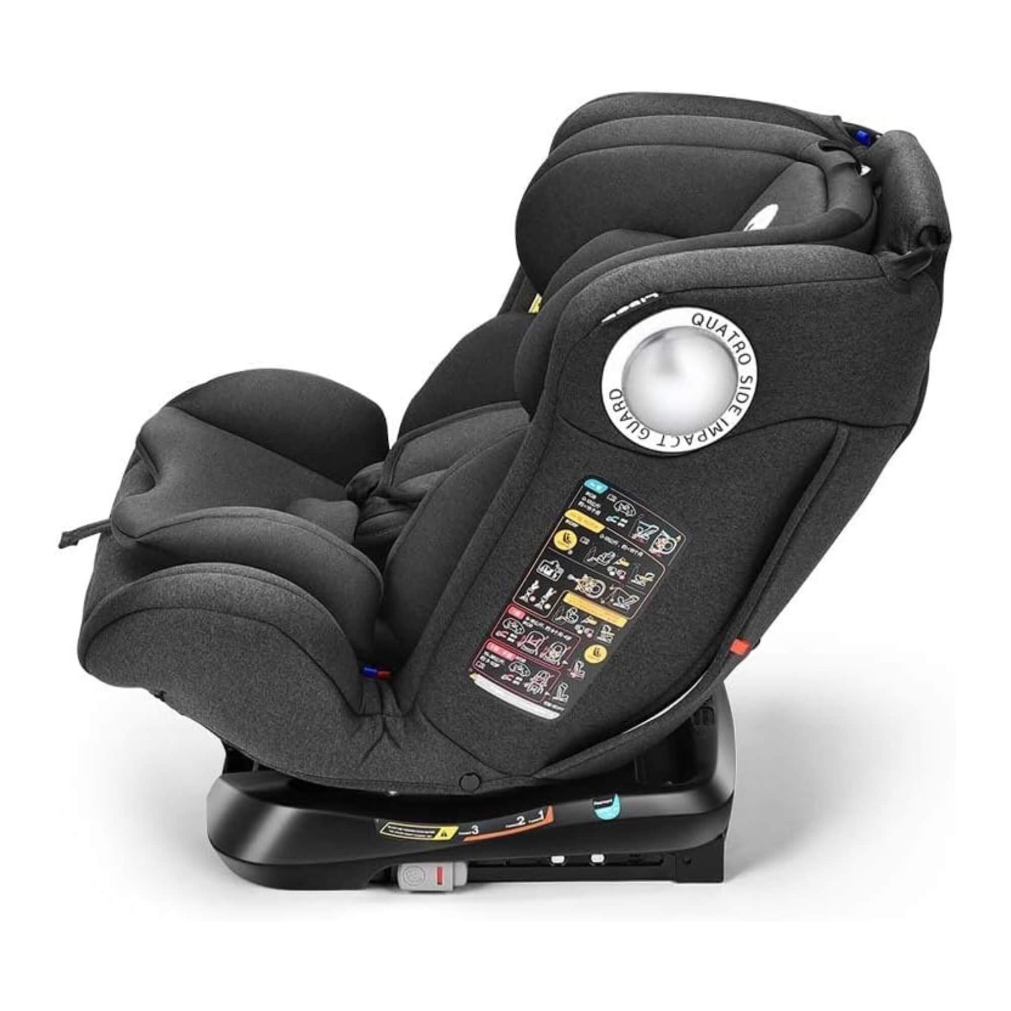 Cadeira para Auto Smart 360 Isofix cor Preta Litet - BB763