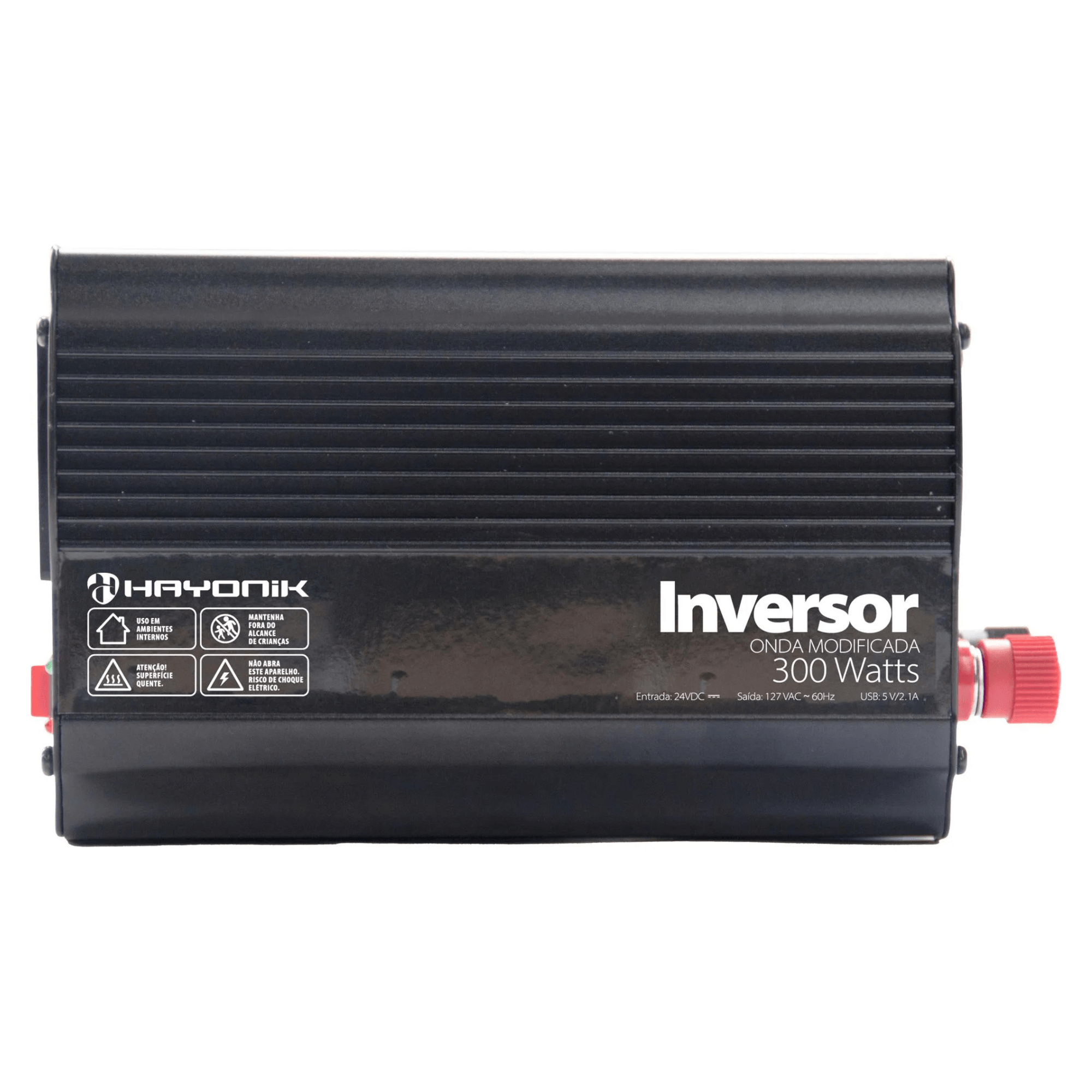 Inversor Automotivo MSW2103 Onda Modificada 300W 24V/127V Hayonik - 0000084825