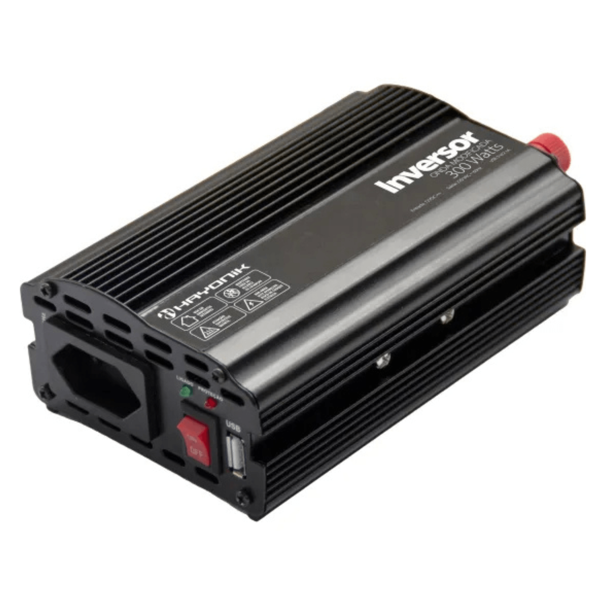 Inversor Automotivo MSW1203 Onda Modificada 300W 12V/220V Hayonik - 0000084824