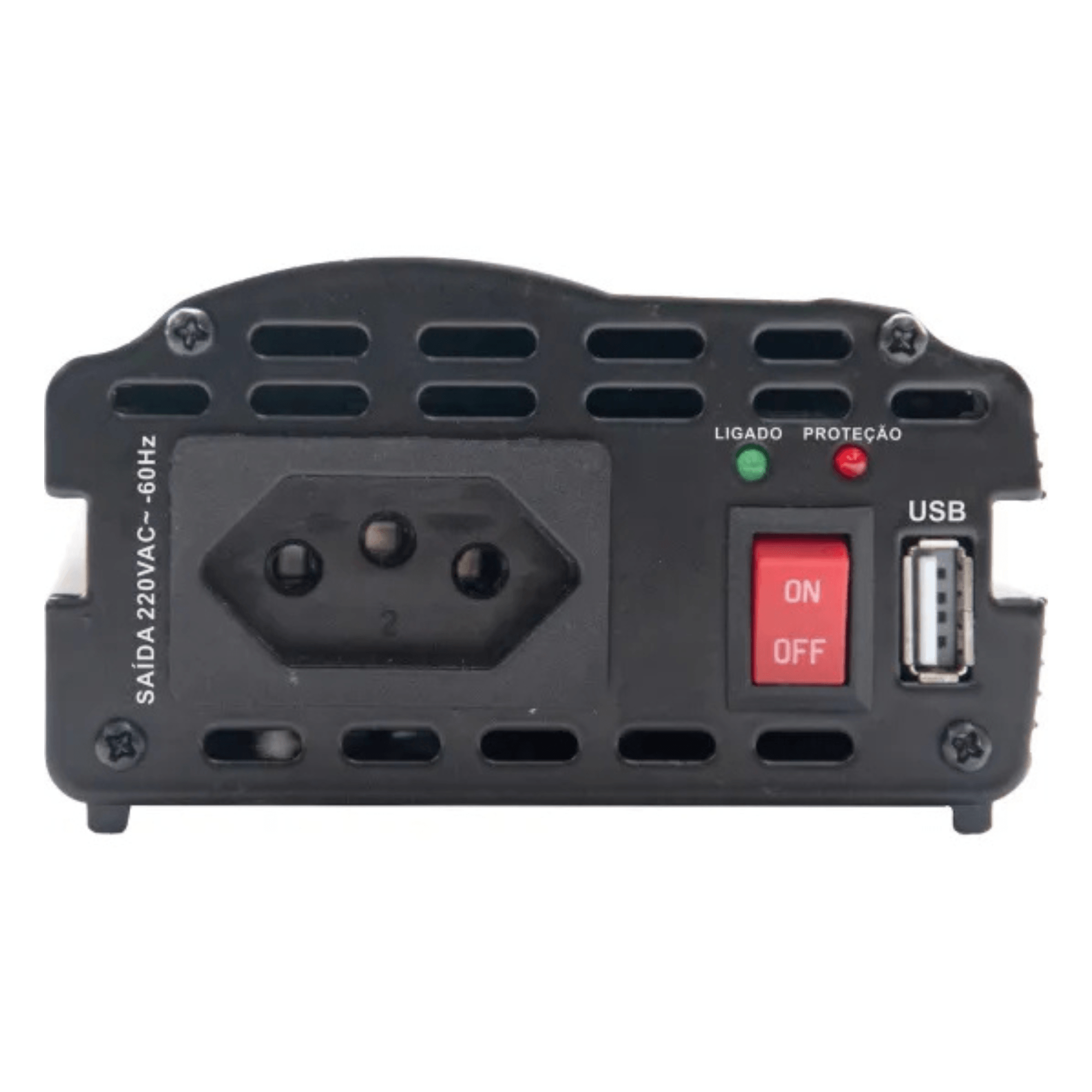 Inversor Automotivo MSW1203 Onda Modificada 300W 12V/220V Hayonik - 0000084824