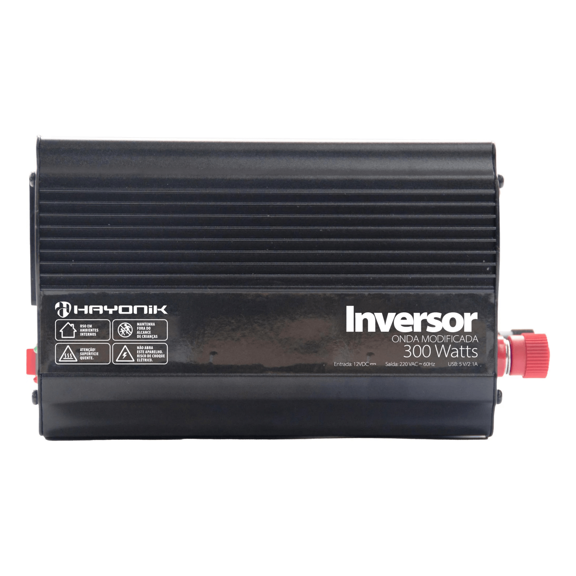 Inversor Automotivo MSW1203 Onda Modificada 300W 12V/220V Hayonik - 0000084824