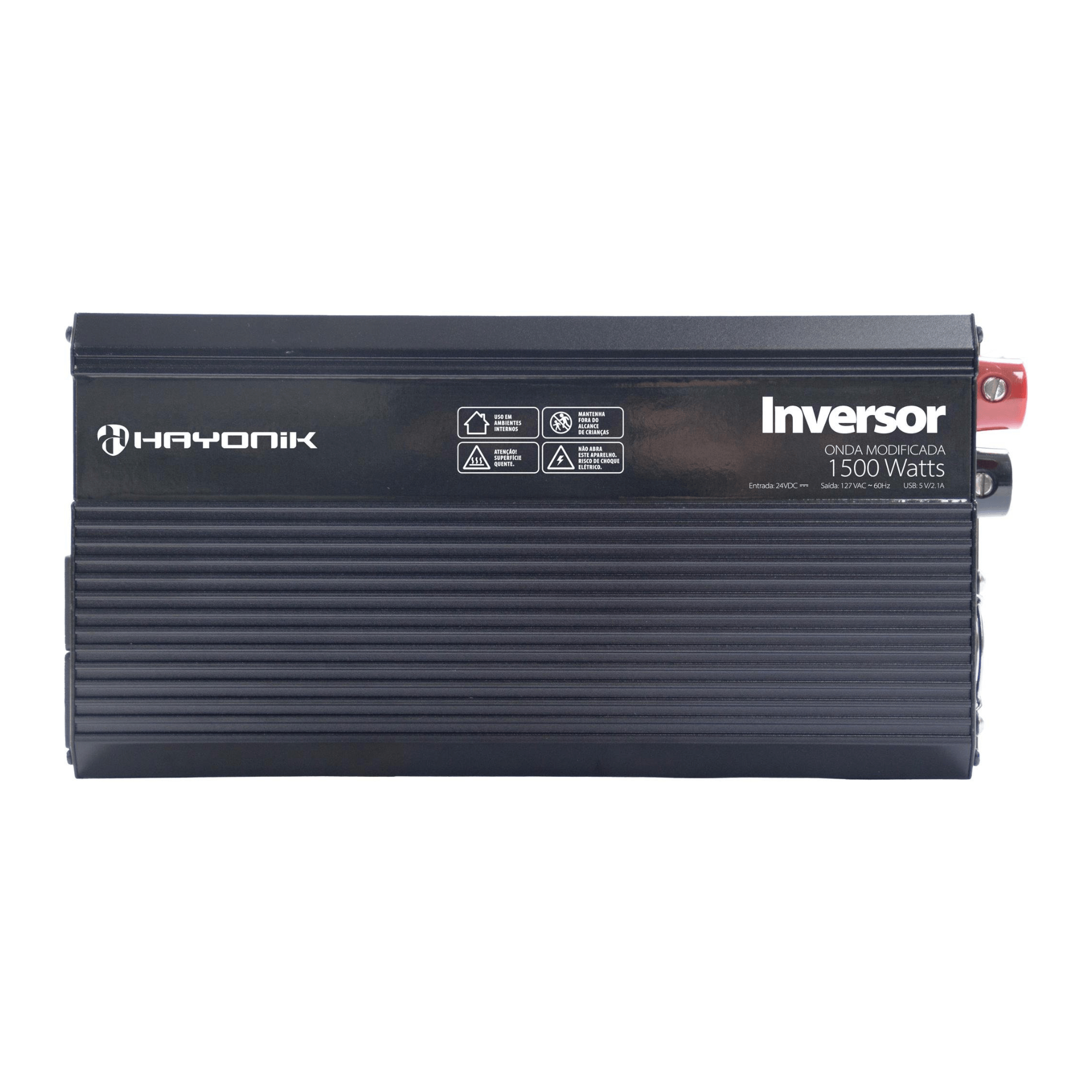 Inversor Automotivo MSW2115 Onda Modificada 1500W 24V/127V Hayonik - 0000084822