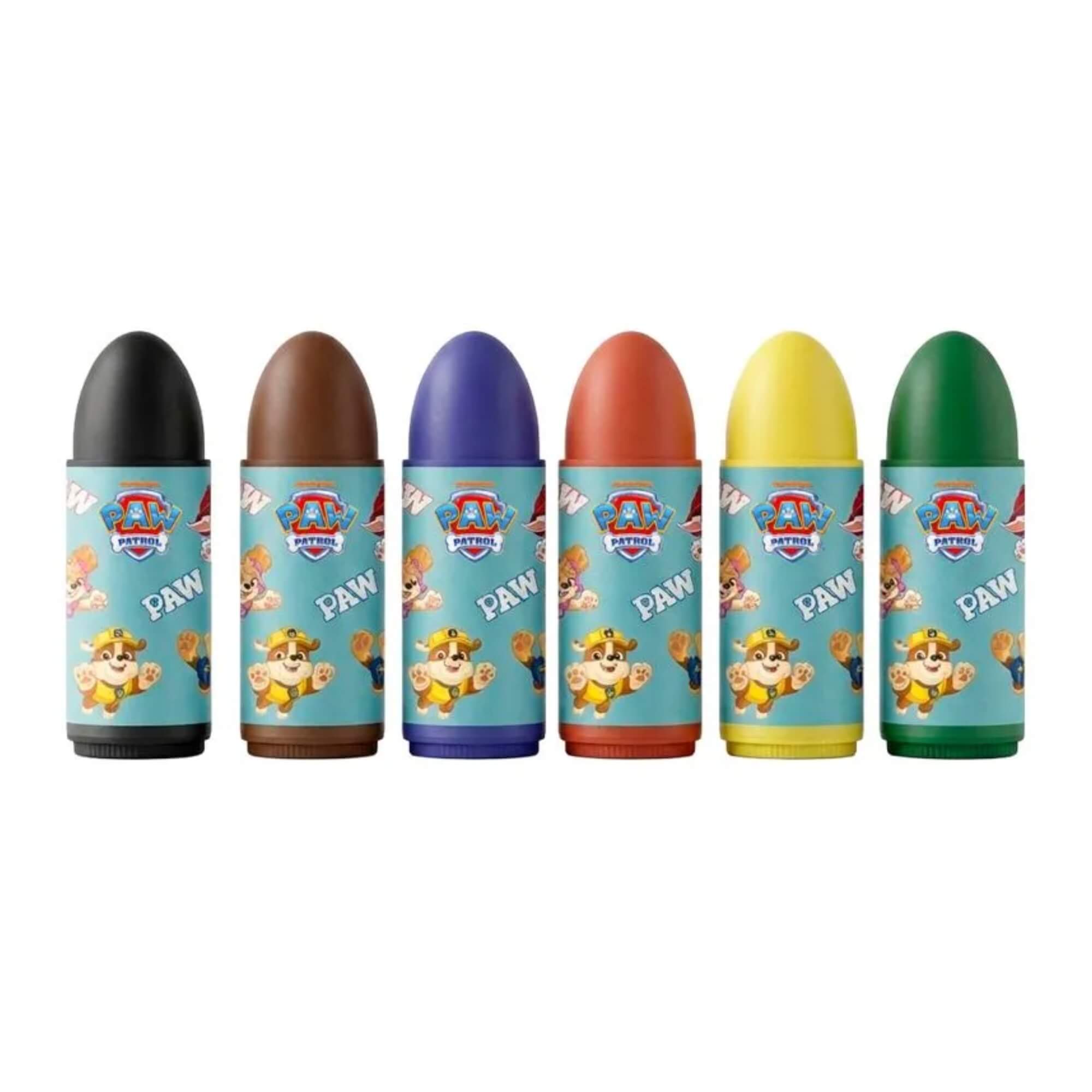 Gizão de Cera Patrulha Canina 6 Cores Pacote 6 - Leonora 10718