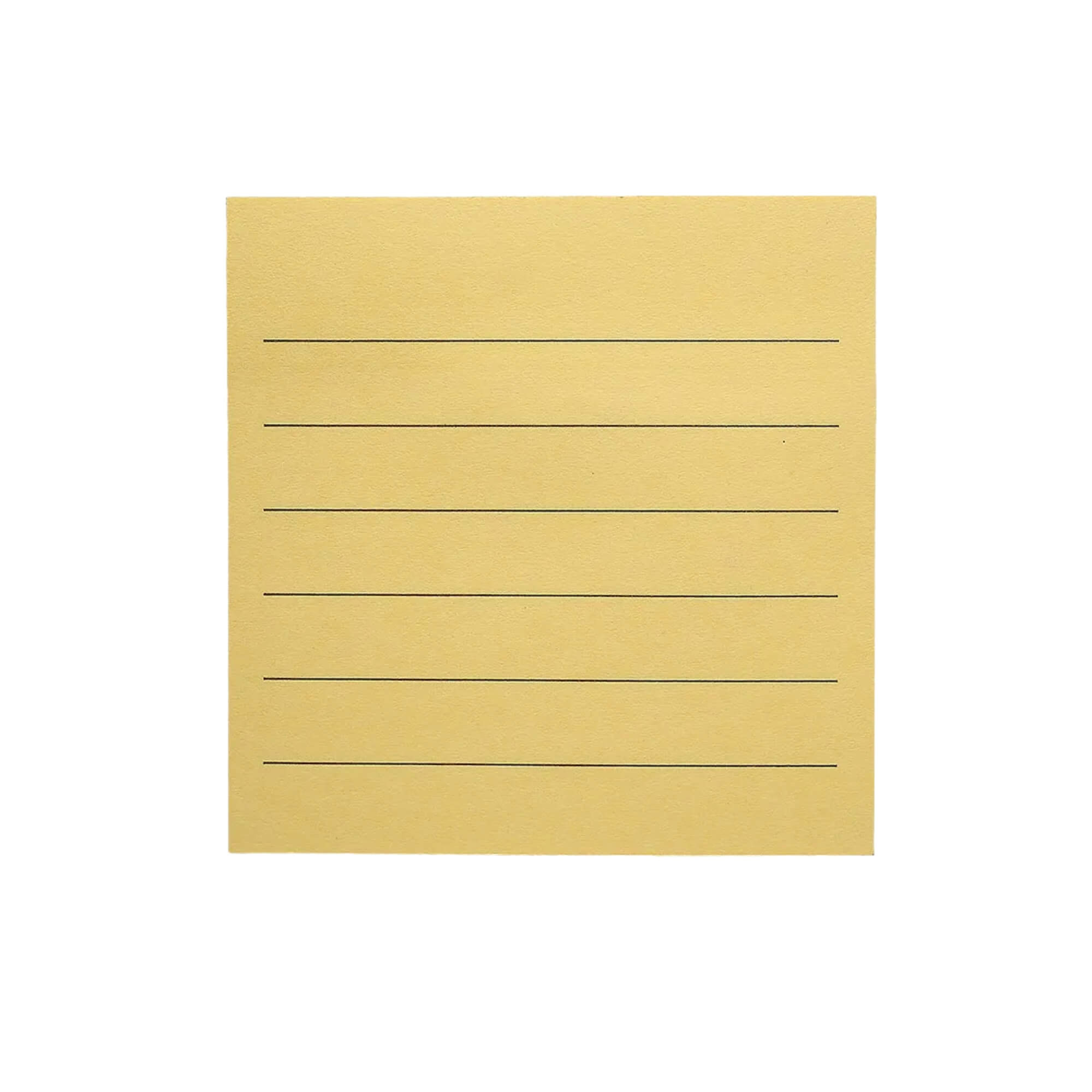 Bloco Adesivo Amarelo Pastel 76x76mm Pautado 50 Folhas Jocar Office Leonora - 10731