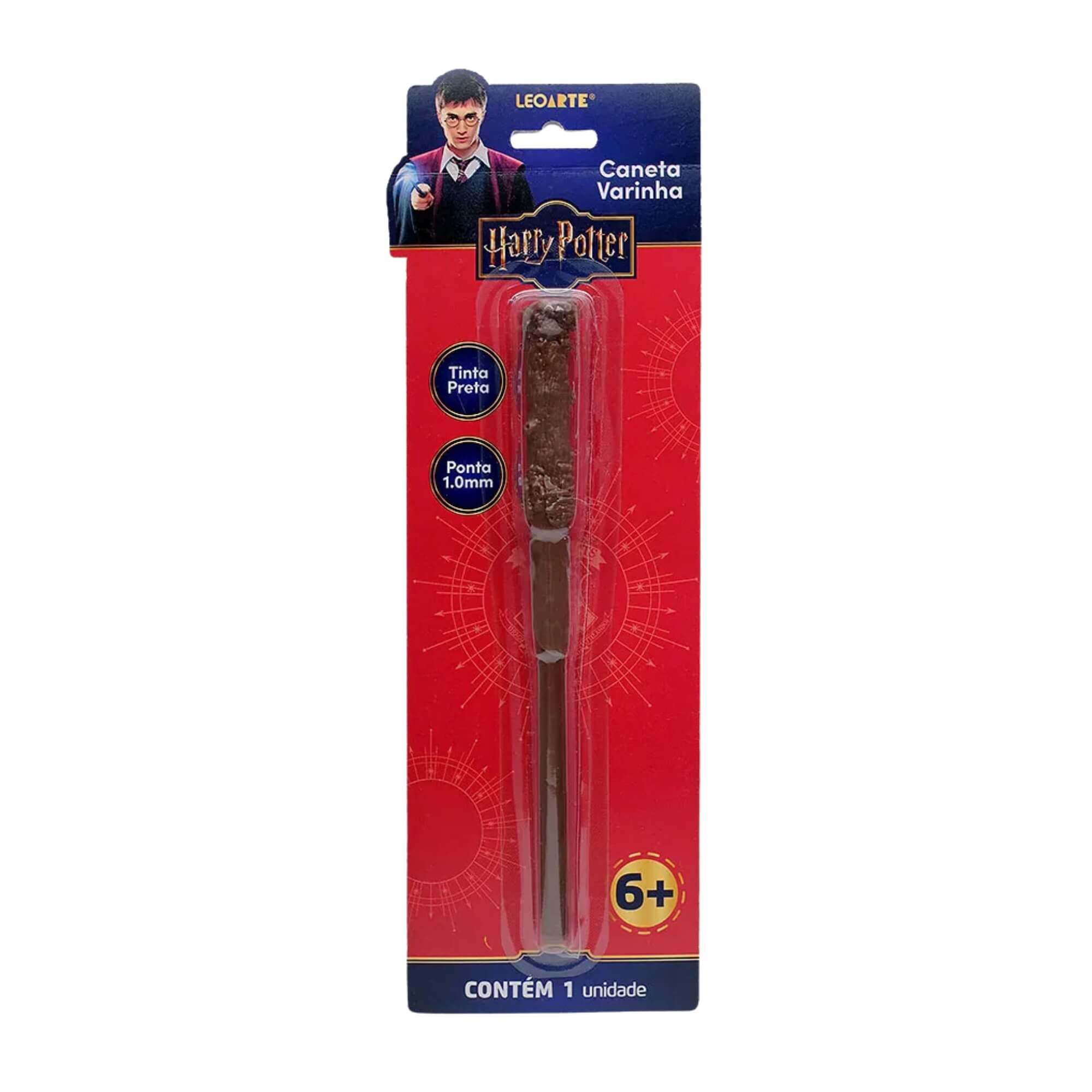 Caneta Esferográfica Varinha Harry Potter 1.0 LeoArte Leonora - 10744