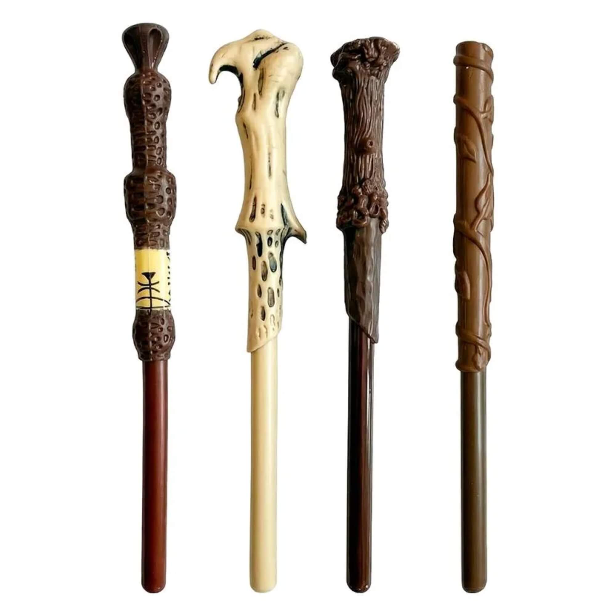 Caneta Varinha Harry Potter Display com 8 Unidades - Leonora 10745
