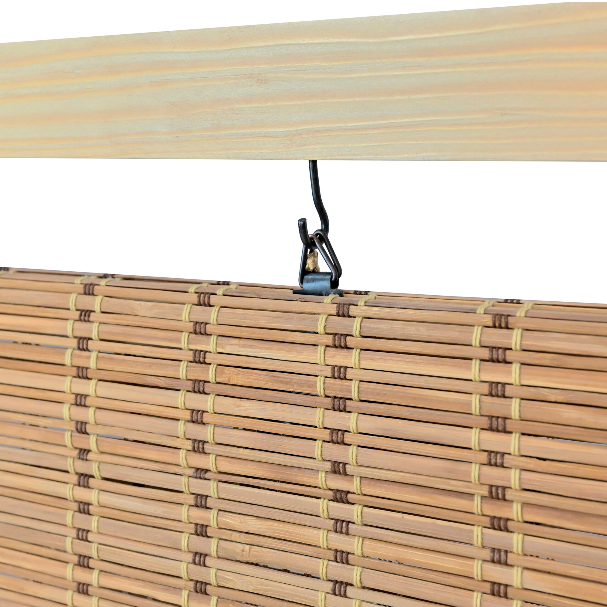 Persiana Rolo Bambu Bauhaus 140X160 Haya Instalação Fácil Casa e Escritório Evolux - N2303542