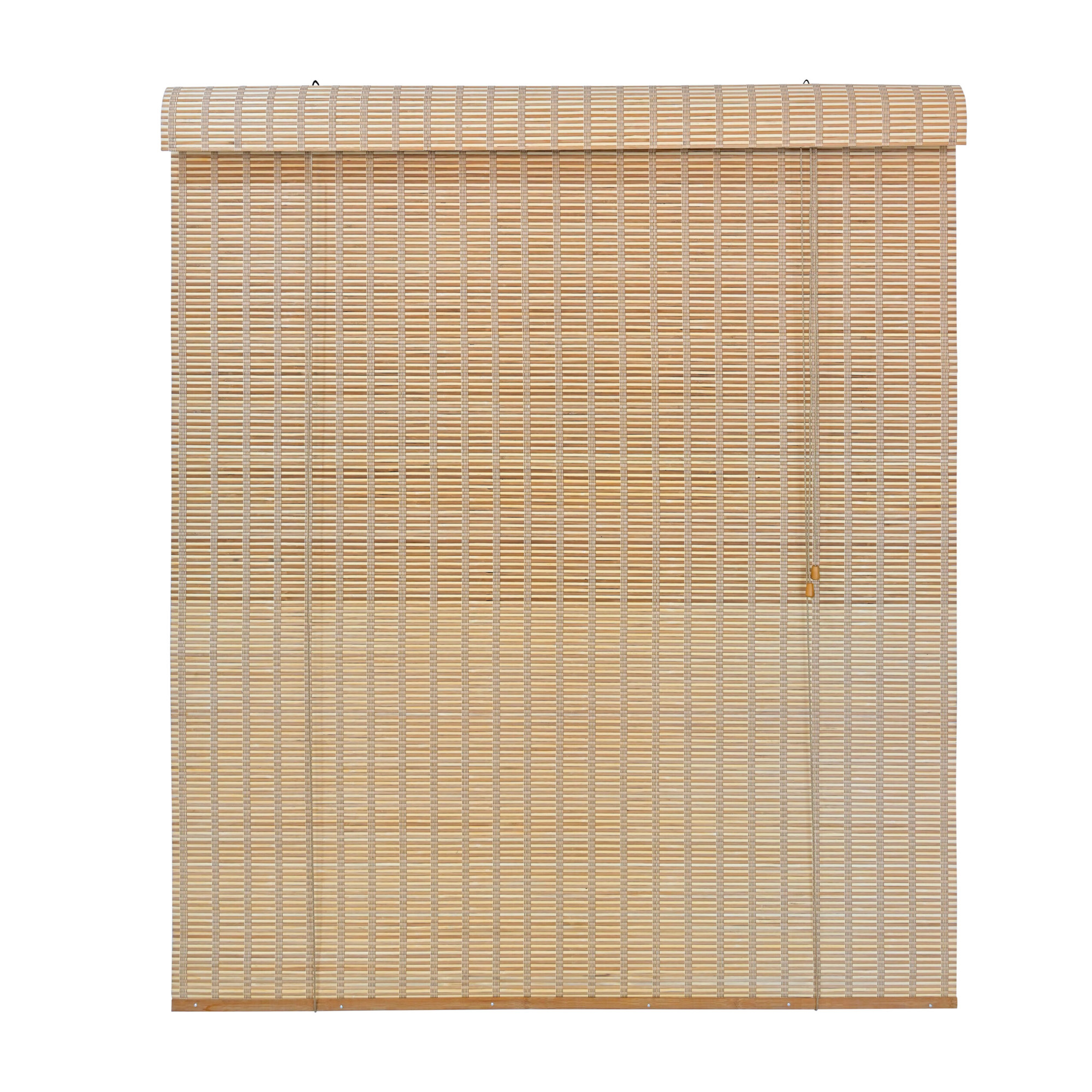 Persiana Rolo Bambu 140X160 Honey Mapple Instalação Fácil Casa Escritório Evolux - N2303537