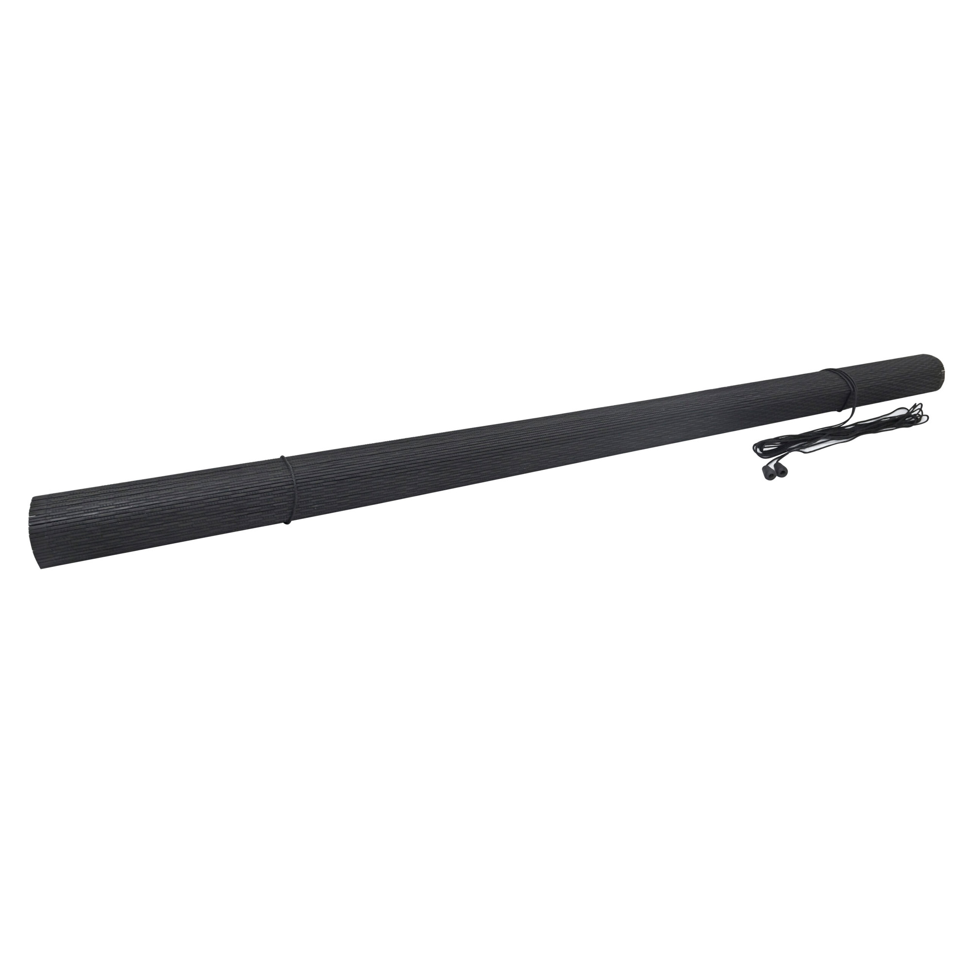 Persiana Rolo Bambu Bauhaus 160x160 Ébano Instalação Fácil Casa e Escritório Evolux - DBE02972