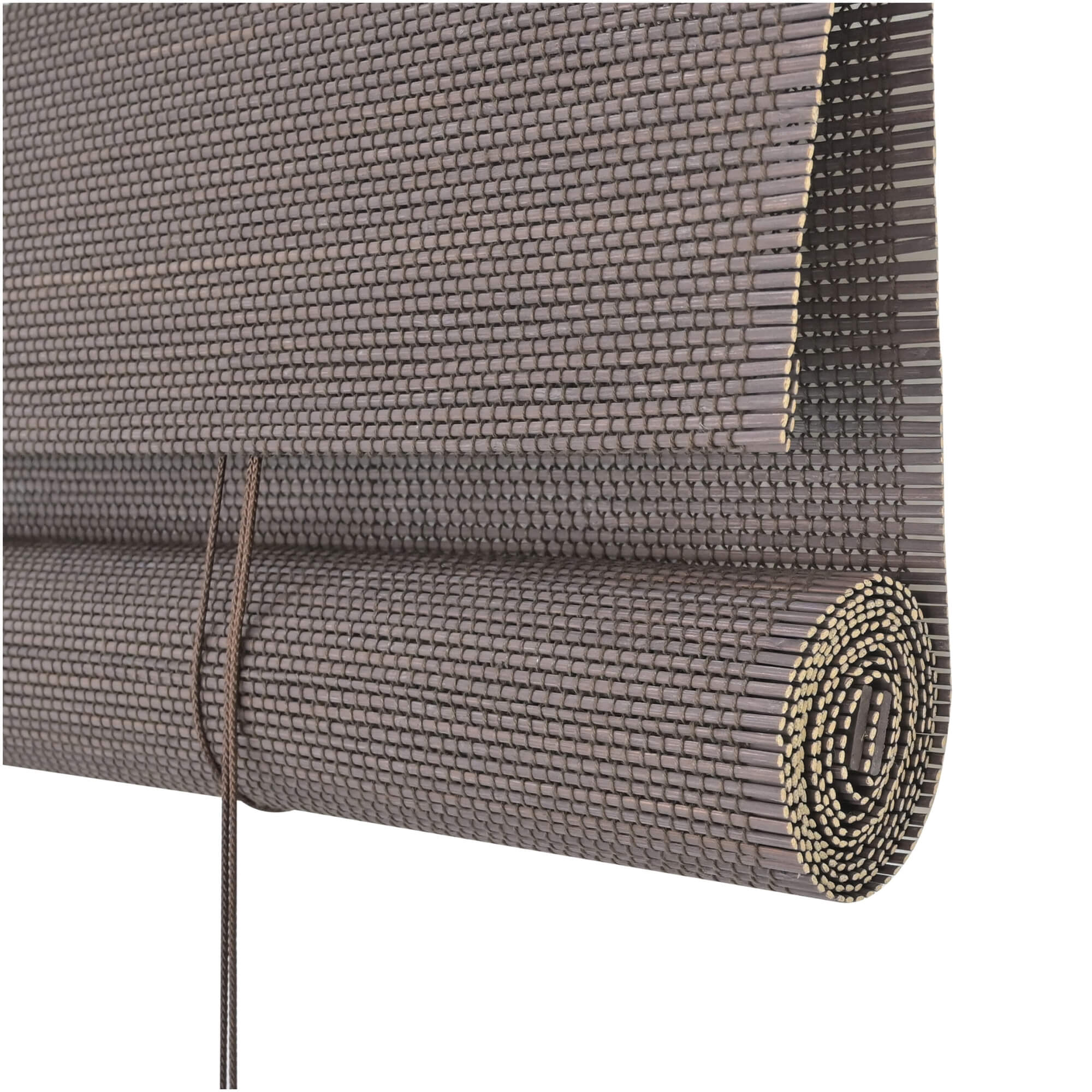 Persiana Rolo Bambu Bauhaus 160x160 Nogueira Instalação Fácil Casa e Escritório Evolux - DBE02968