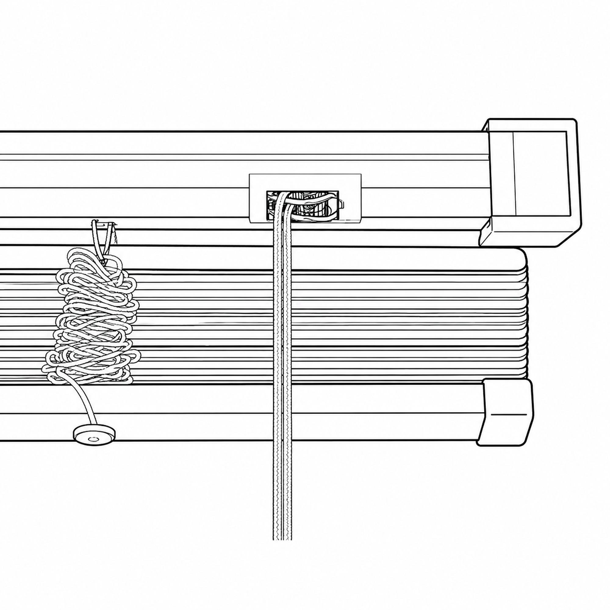 Persiana Horizontal OFF Full PVC 25mm 118x130cm Branca Evolux - D148033AON