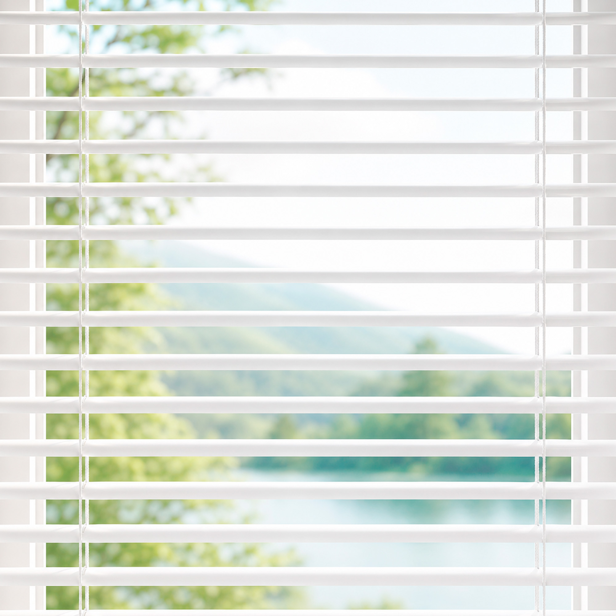 Persiana Horizontal OFF Full PVC 25mm 118x130cm Branca Evolux - D148033AON