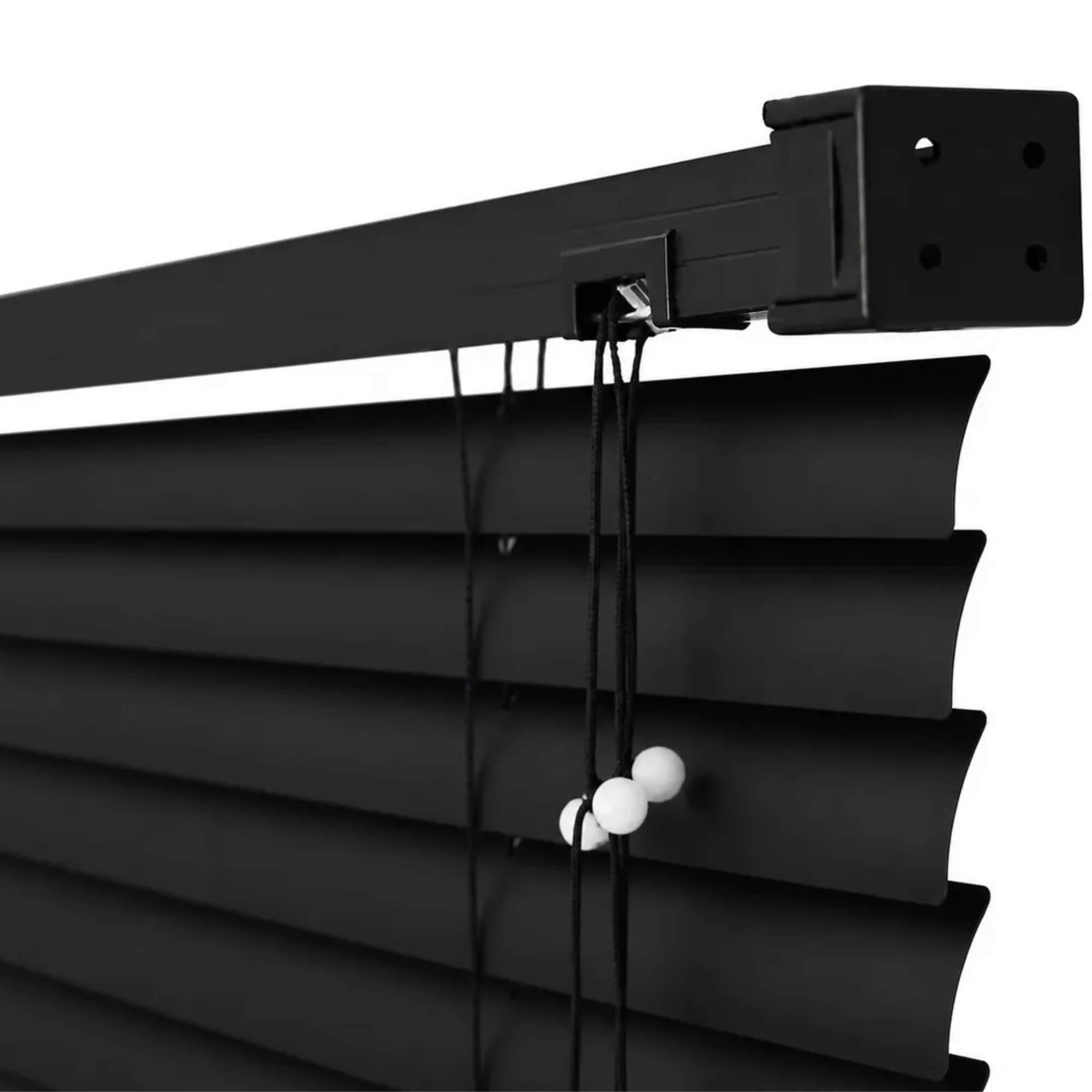 Persiana Horizontal Off PVC 25mm 120x130 cor Preta Conthey Evolux - D148033CON