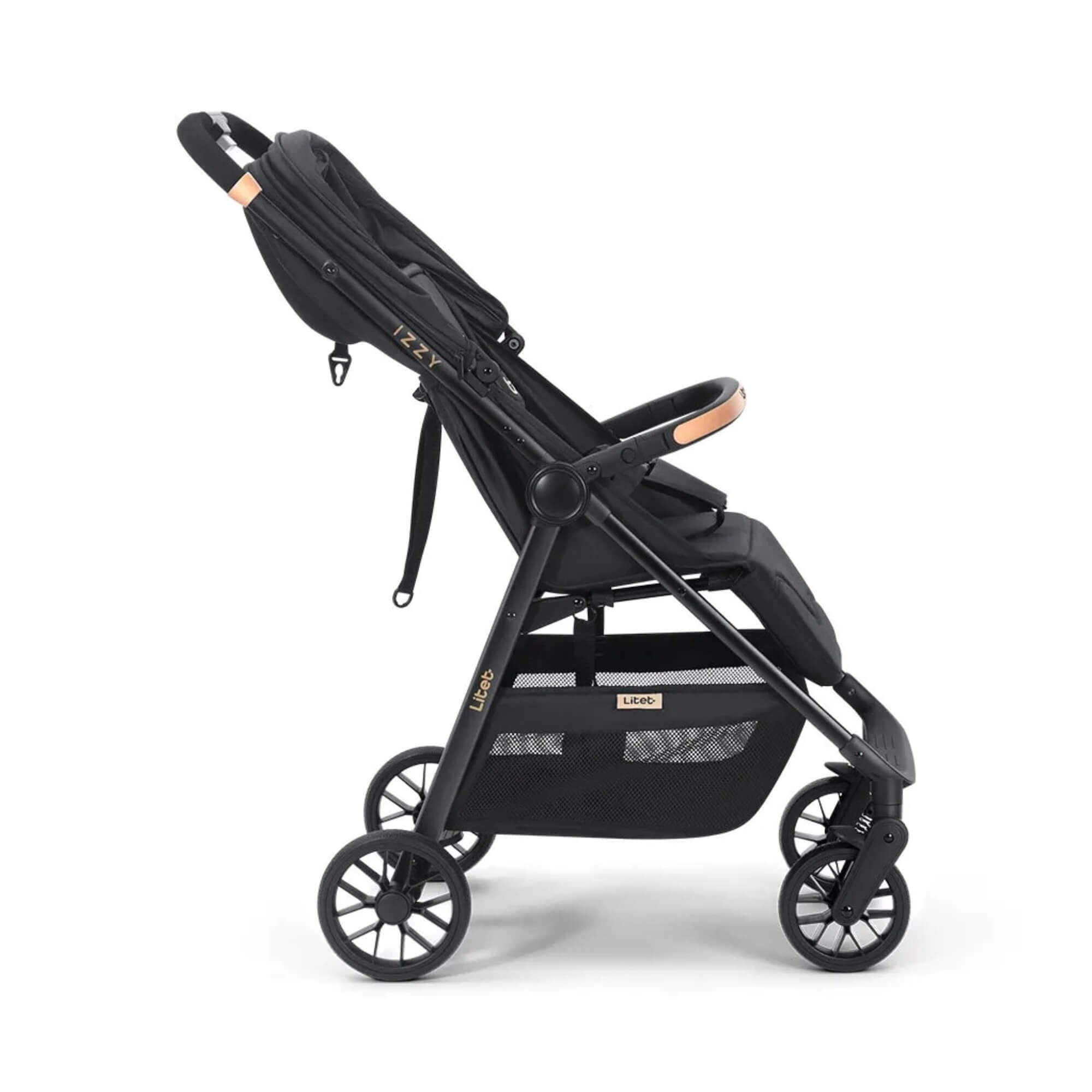 Carrinho Compacto Izzy até 15Kg cor Preto Litet - BB479