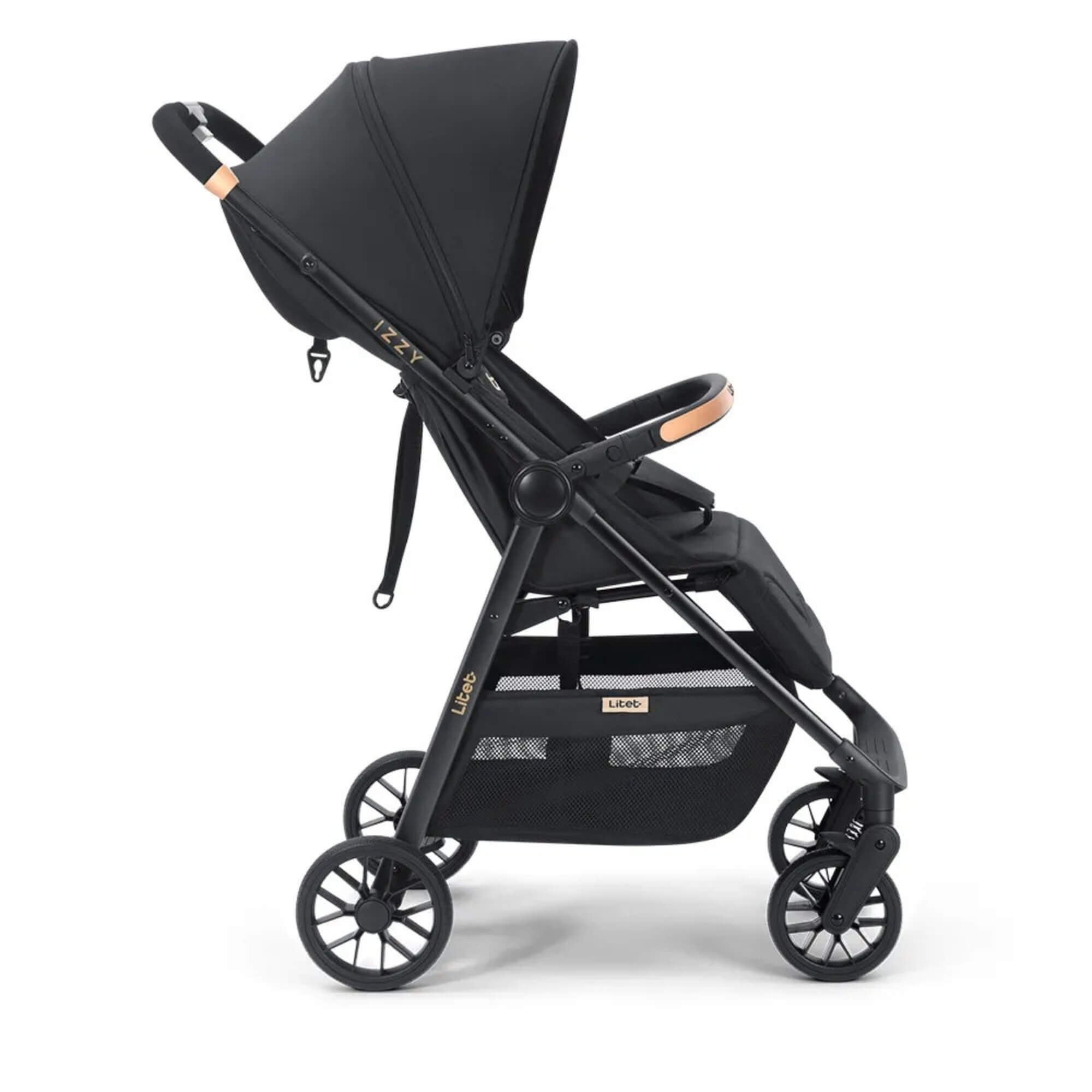 Carrinho Compacto Izzy até 15Kg cor Preto Litet - BB479