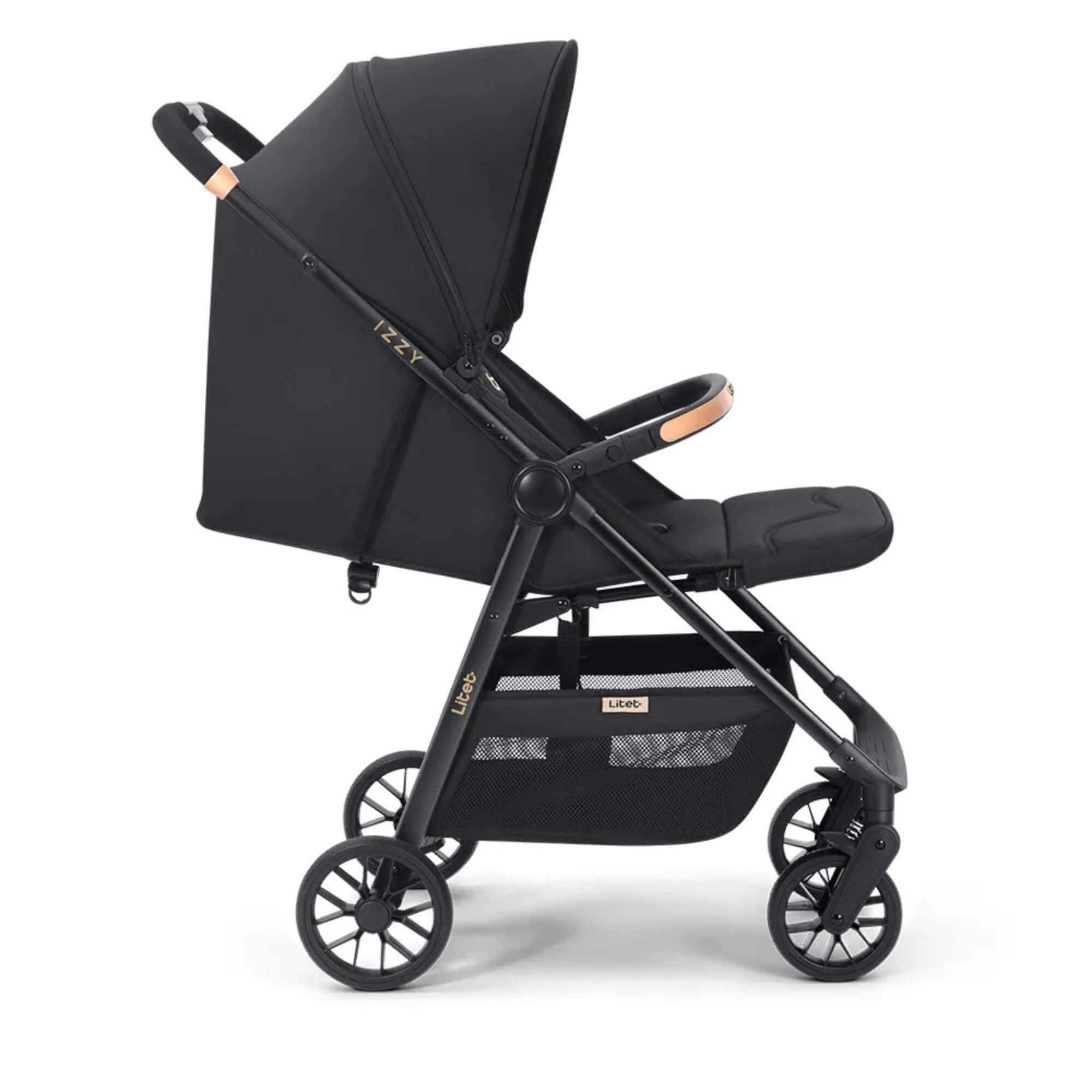 Carrinho Compacto Izzy até 15Kg cor Preto Litet - BB479