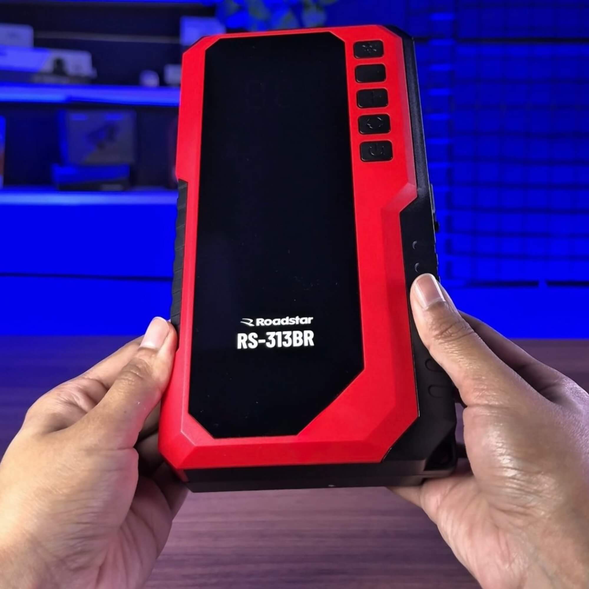 Jump Starter com Compressor de Ar 12V Roadstar - RS313BR MI