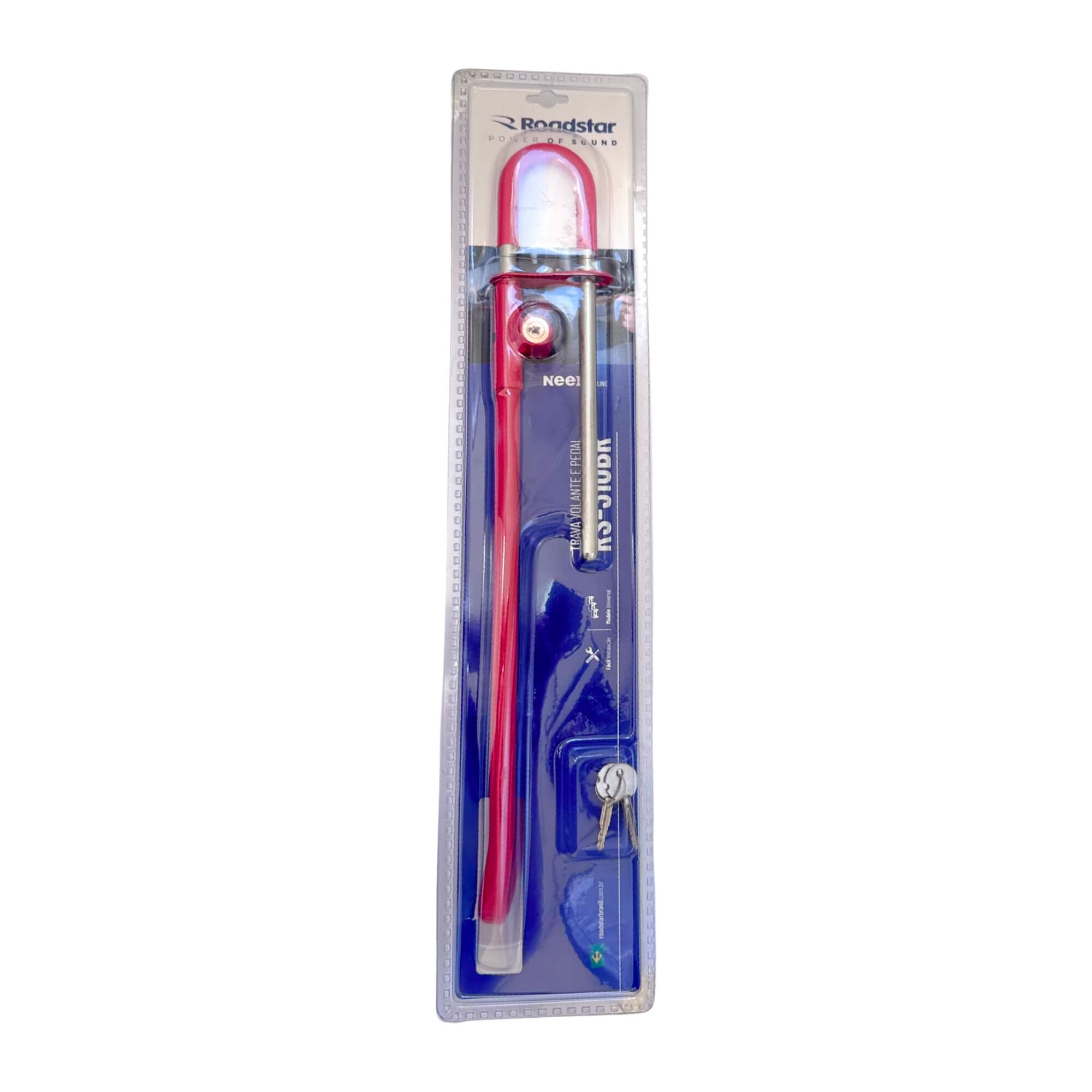 Trava Volante e Pedal c/ Chave Tetra Roadstar - RS310BR MI