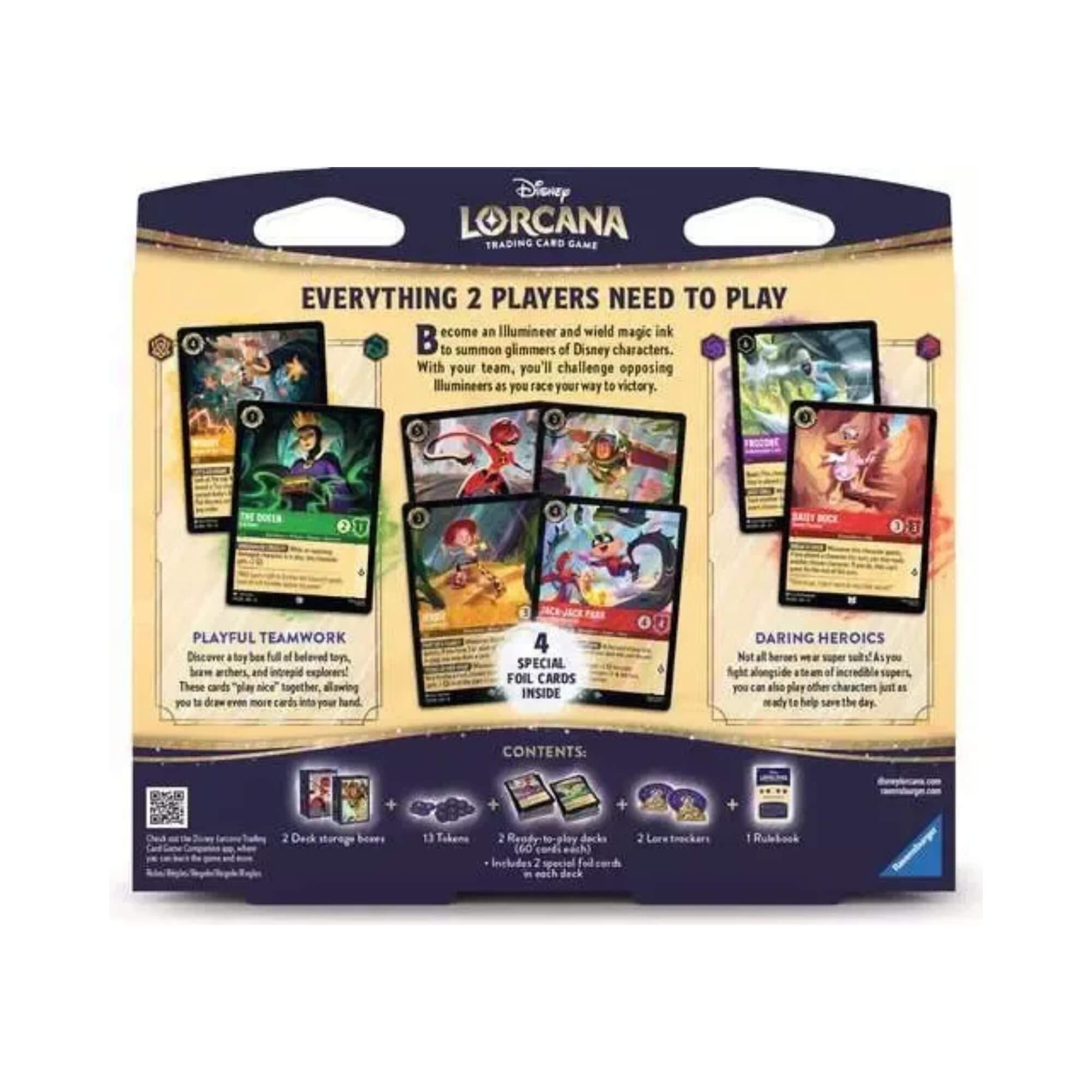 Lorcana 2-Player Starter Deck Disney Set 12 Copag - 83616