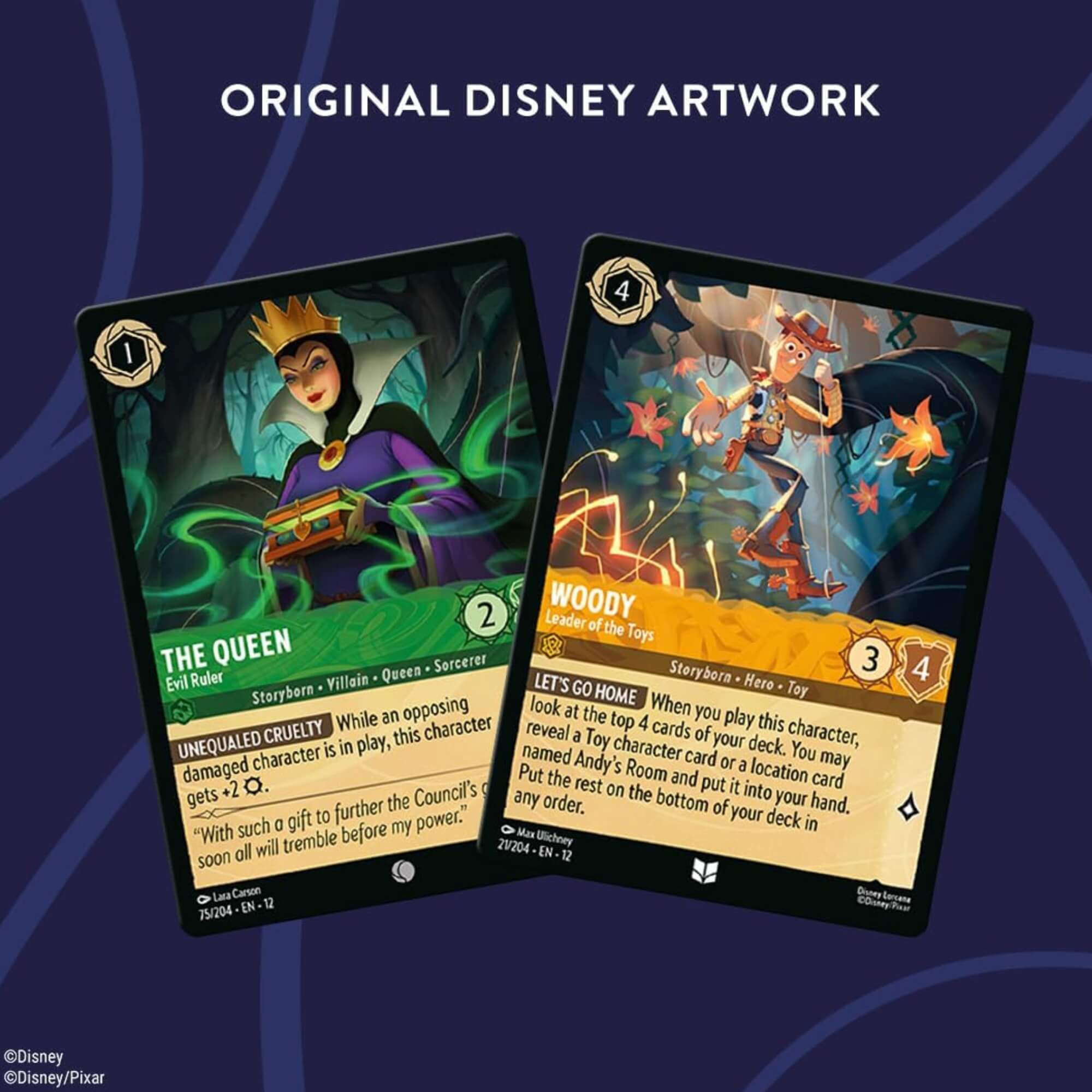 Lorcana 2-Player Starter Deck Disney Set 12 Copag - 83616