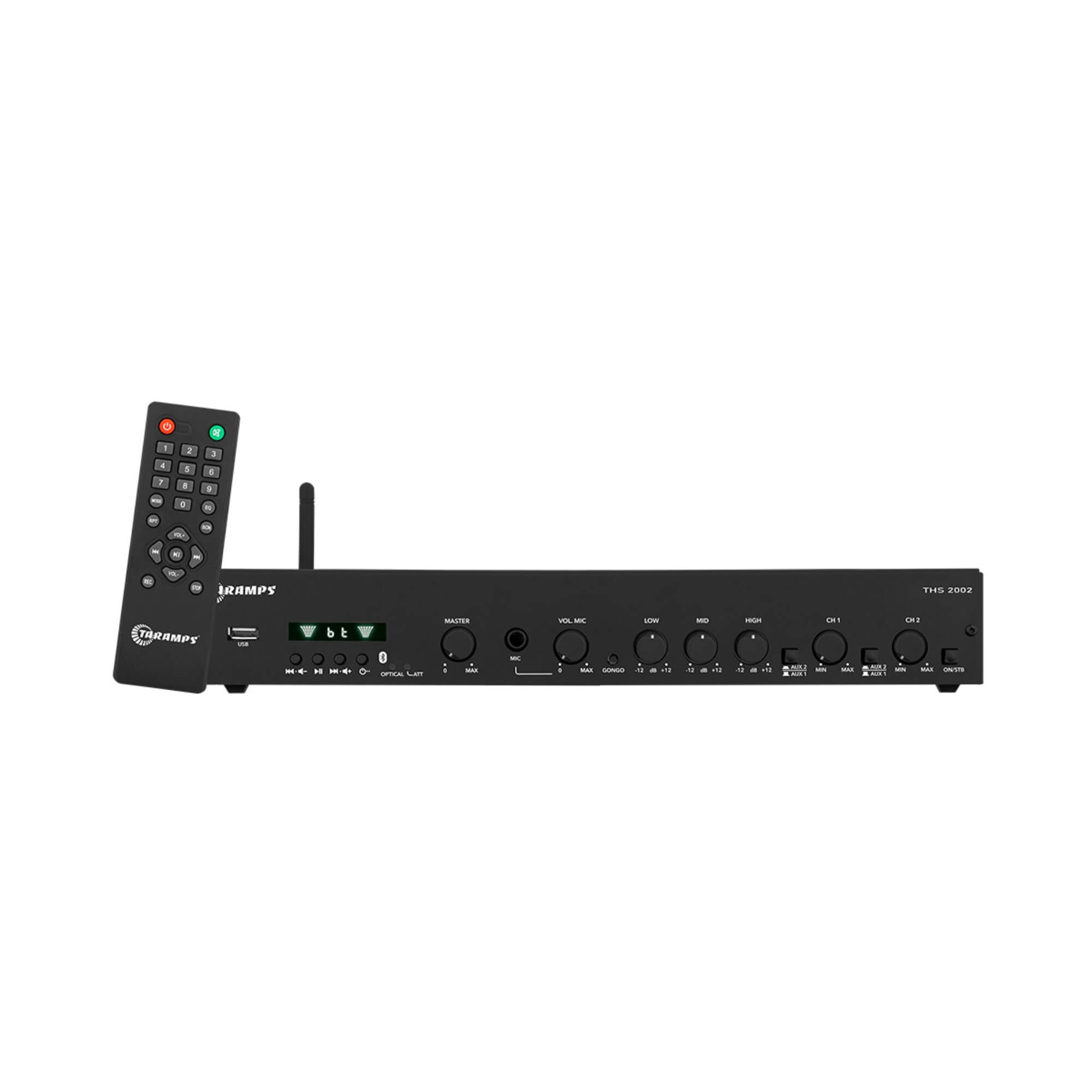 Amplificador Receiver Multicanal THS 2002 p/ Som Ambiente (2 x 100W 2 OHMS) Taramps - 902497