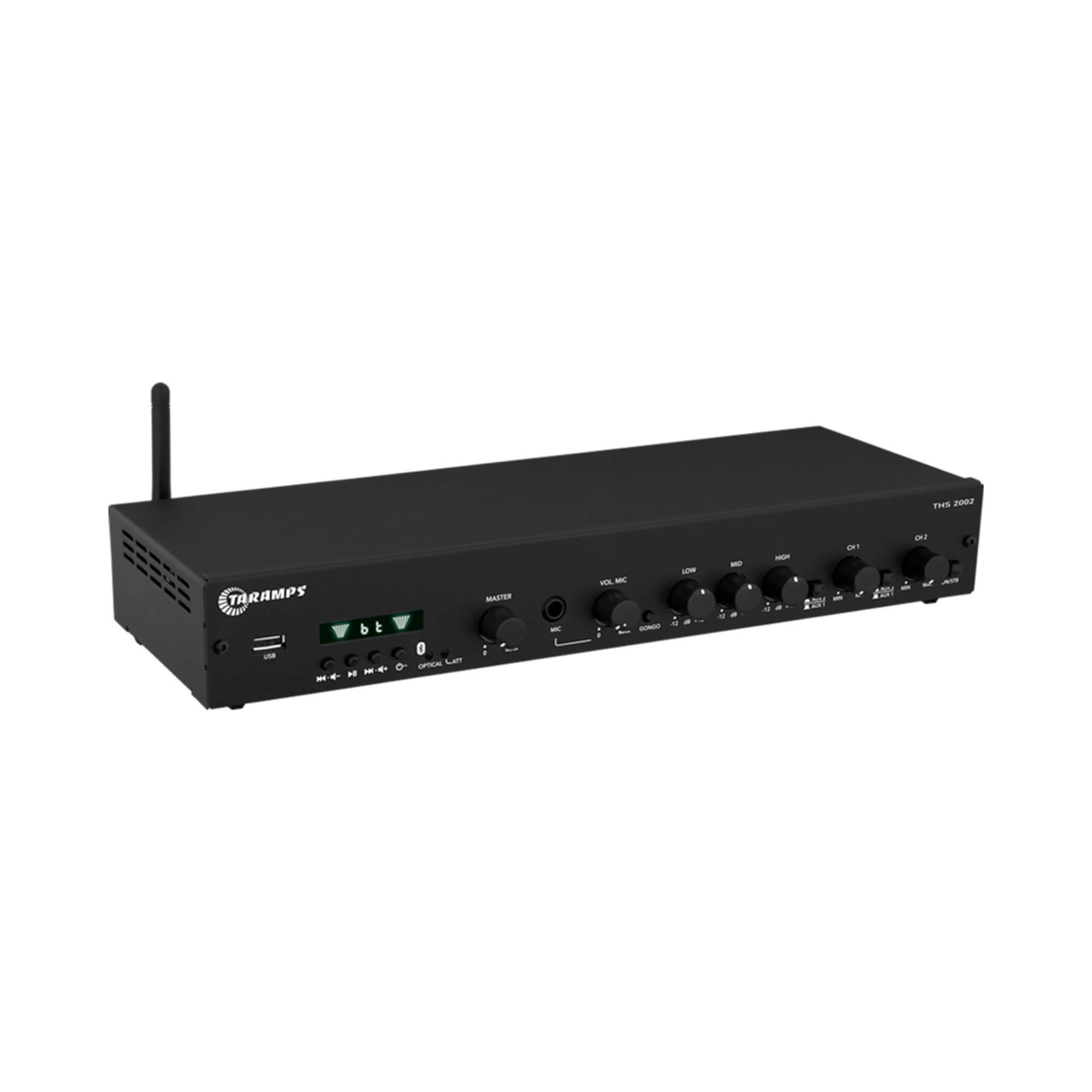 Amplificador Receiver Multicanal THS 2002 p/ Som Ambiente (2 x 100W 2 OHMS) Taramps - 902497