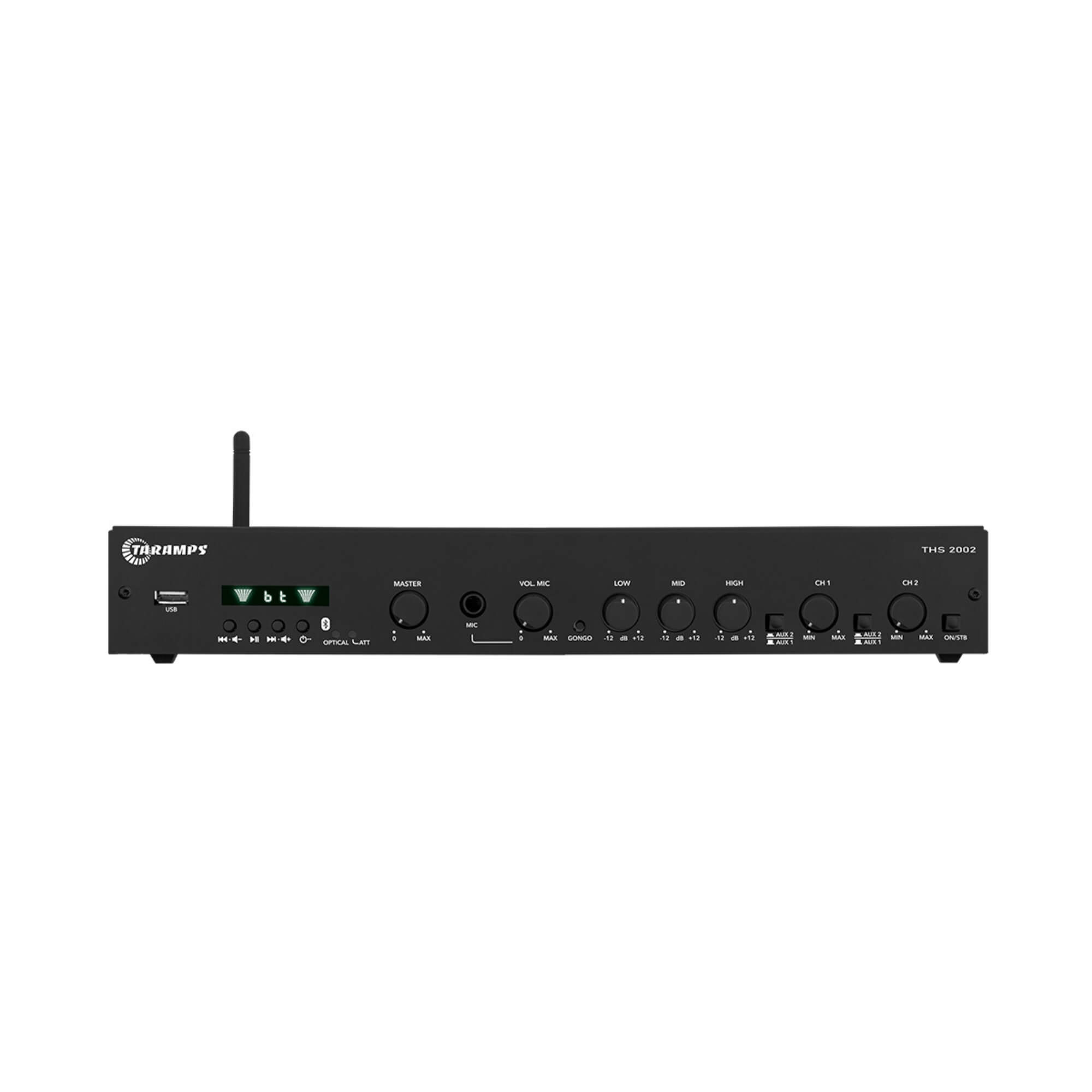 Amplificador Receiver Multicanal THS 2002 p/ Som Ambiente (2 x 100W 2 OHMS) Taramps - 902497