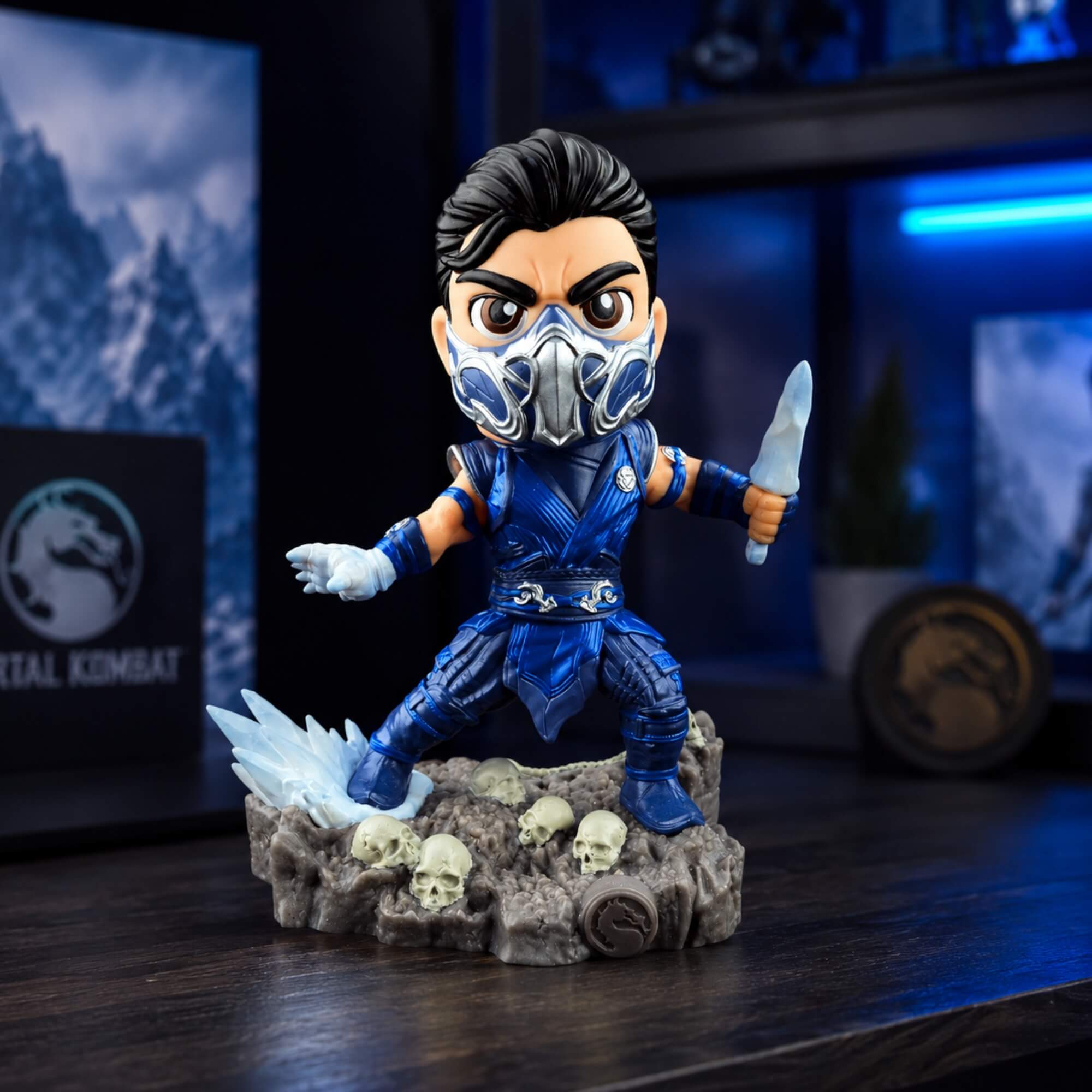 Fandom Box Mortal Kombat Sub-Zero - Boneco Colecionável Vinil Atóxico Lider - 3909