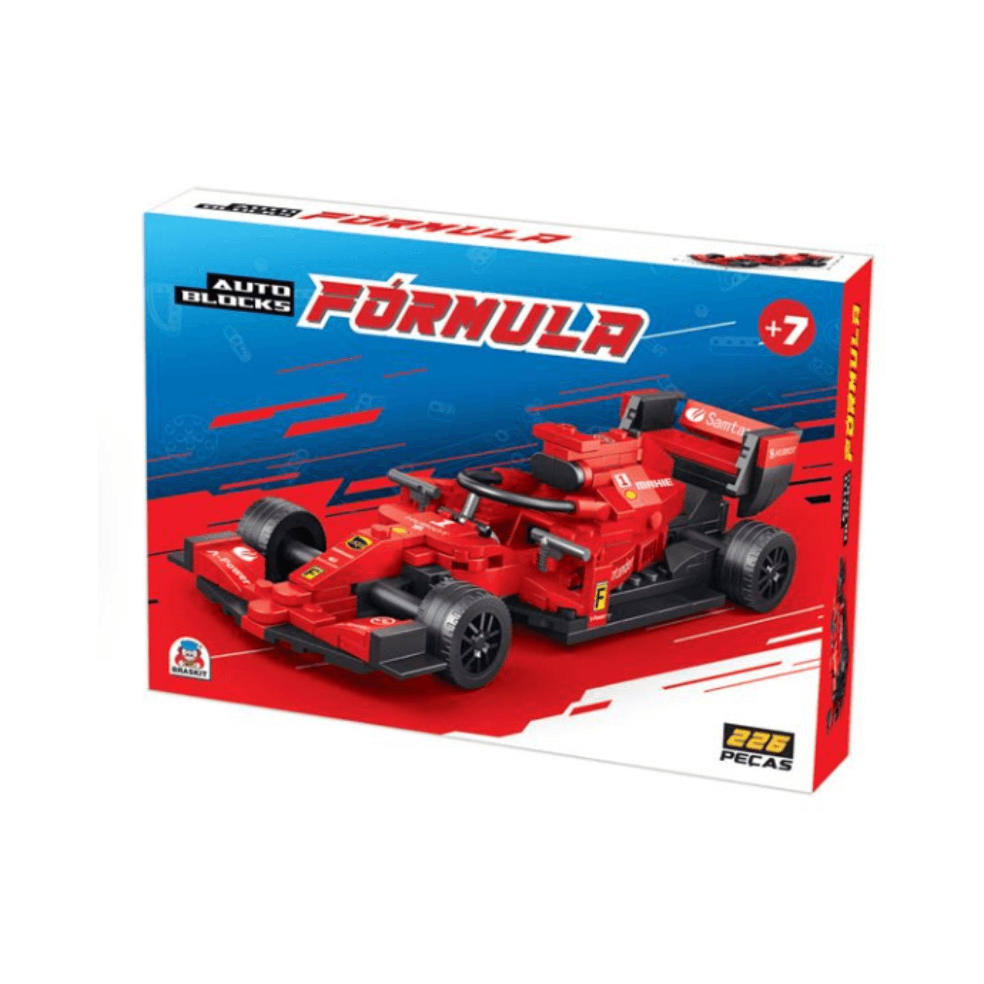 COMP Kit Carros Braskit para Automobilismo - Auto Blocks Fórmula + Off-Road