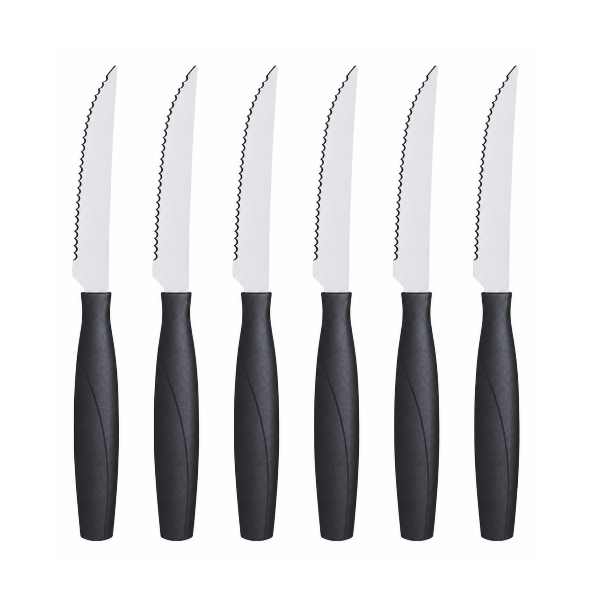 COMP Kit 6 Facas Brinox para Churrasco - Faca de Churrasco Itaparica Preto