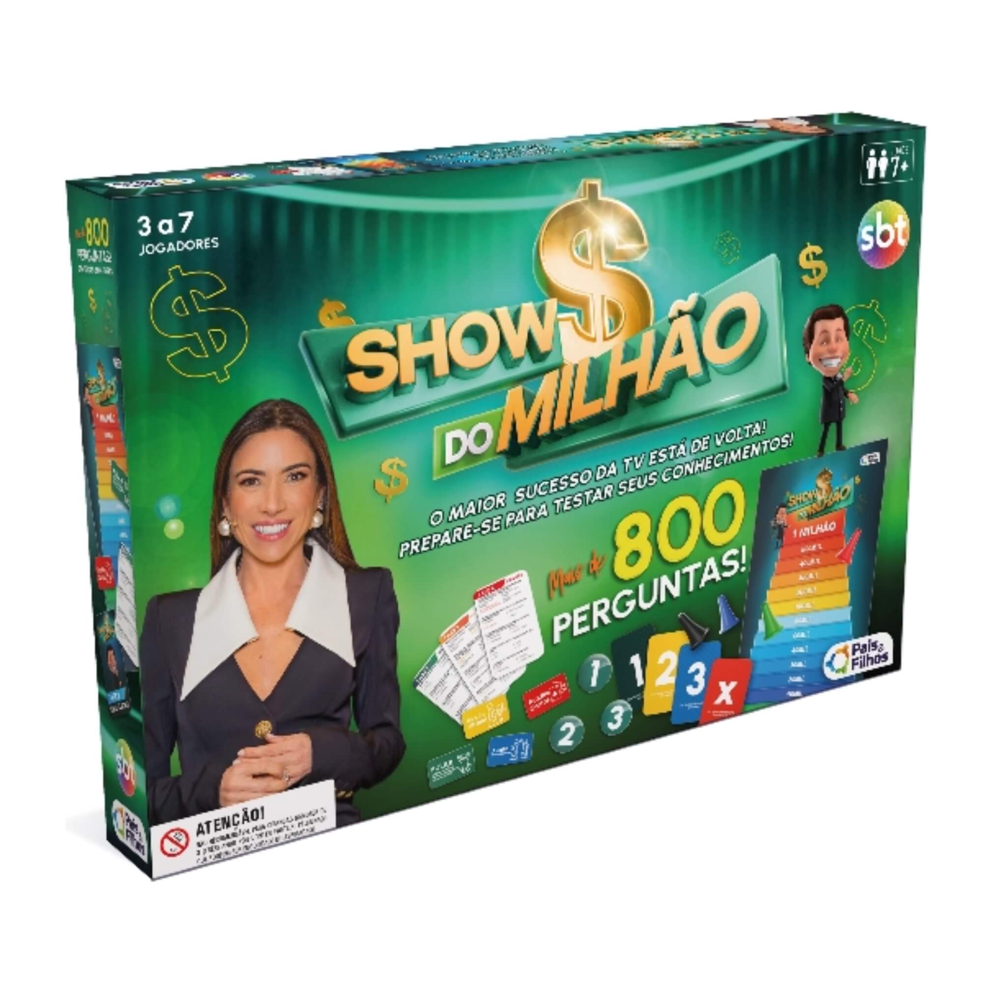 COMP Kit 2 Jogos Show do Milhão Pais e Filhos - Tradicional + Edição Especial 25 Anos