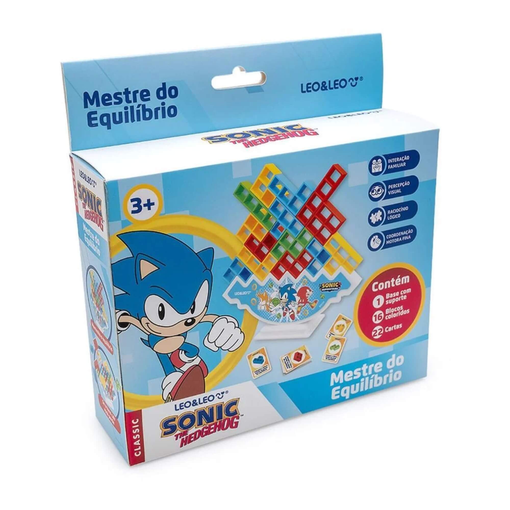COMP Kit 15x Jogo de Raciocínio Sonic Leo&Leo para Jogos de Mesa - Equilíbrio e Estratégia
