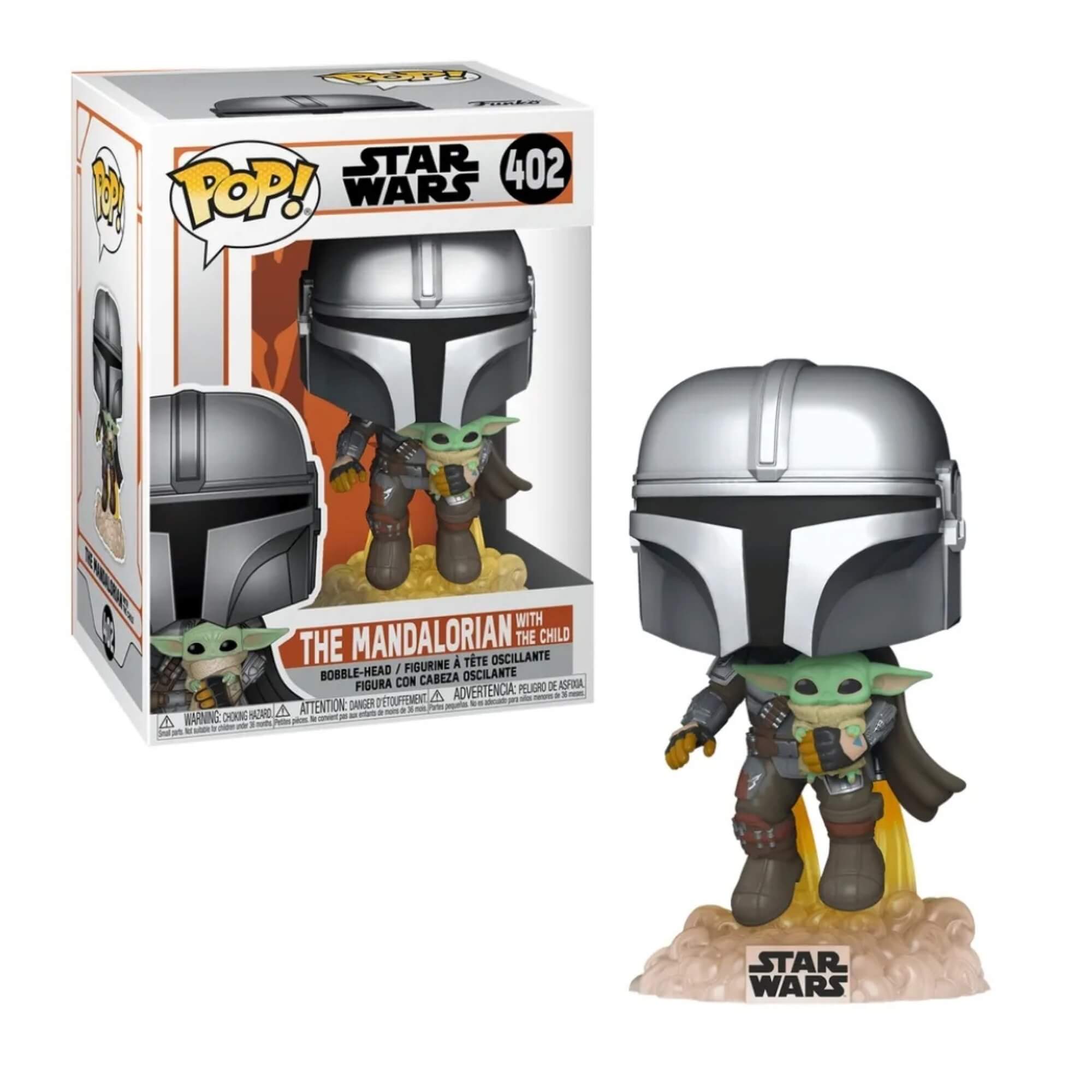Boneco Funko Pop! Star Wars Mandalorian - Mandaloriano Com Jet Pack Candide - 11063