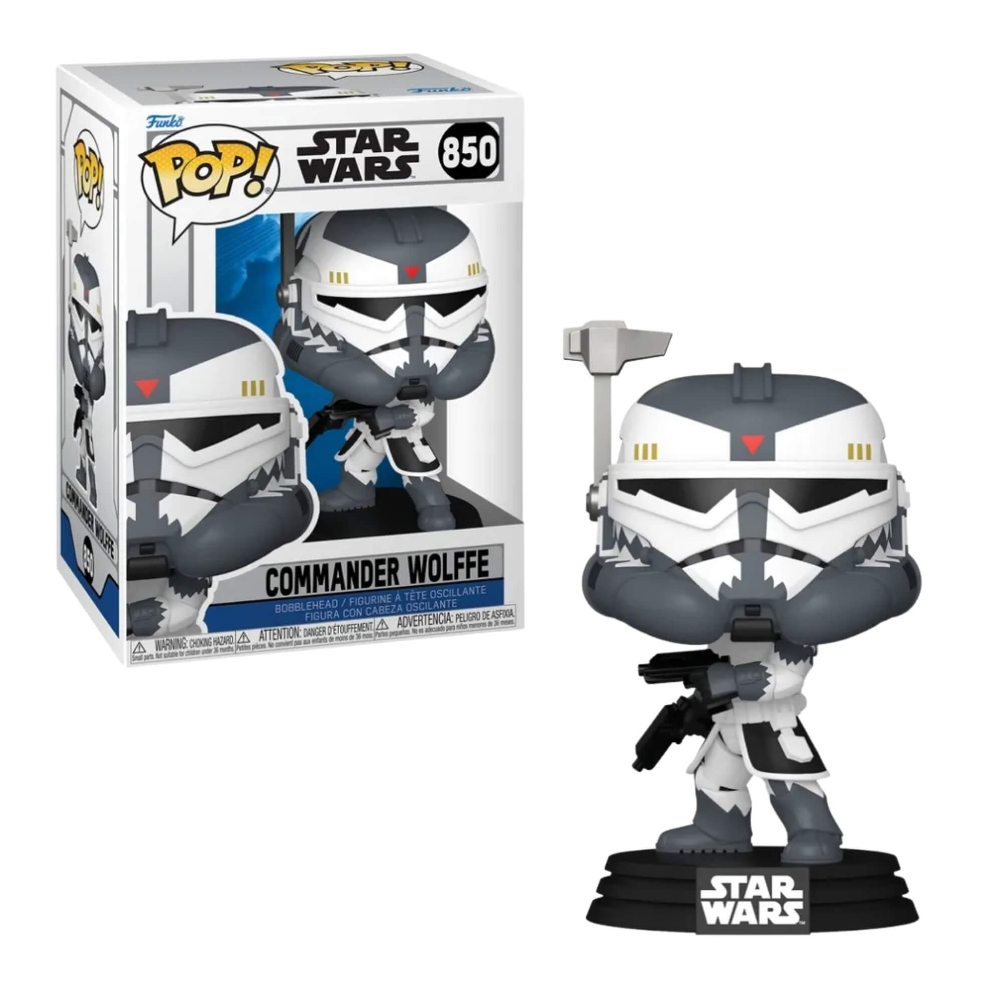 Boneco Funko Pop! Star Wars - Comandante Wolffe Candide - 13054