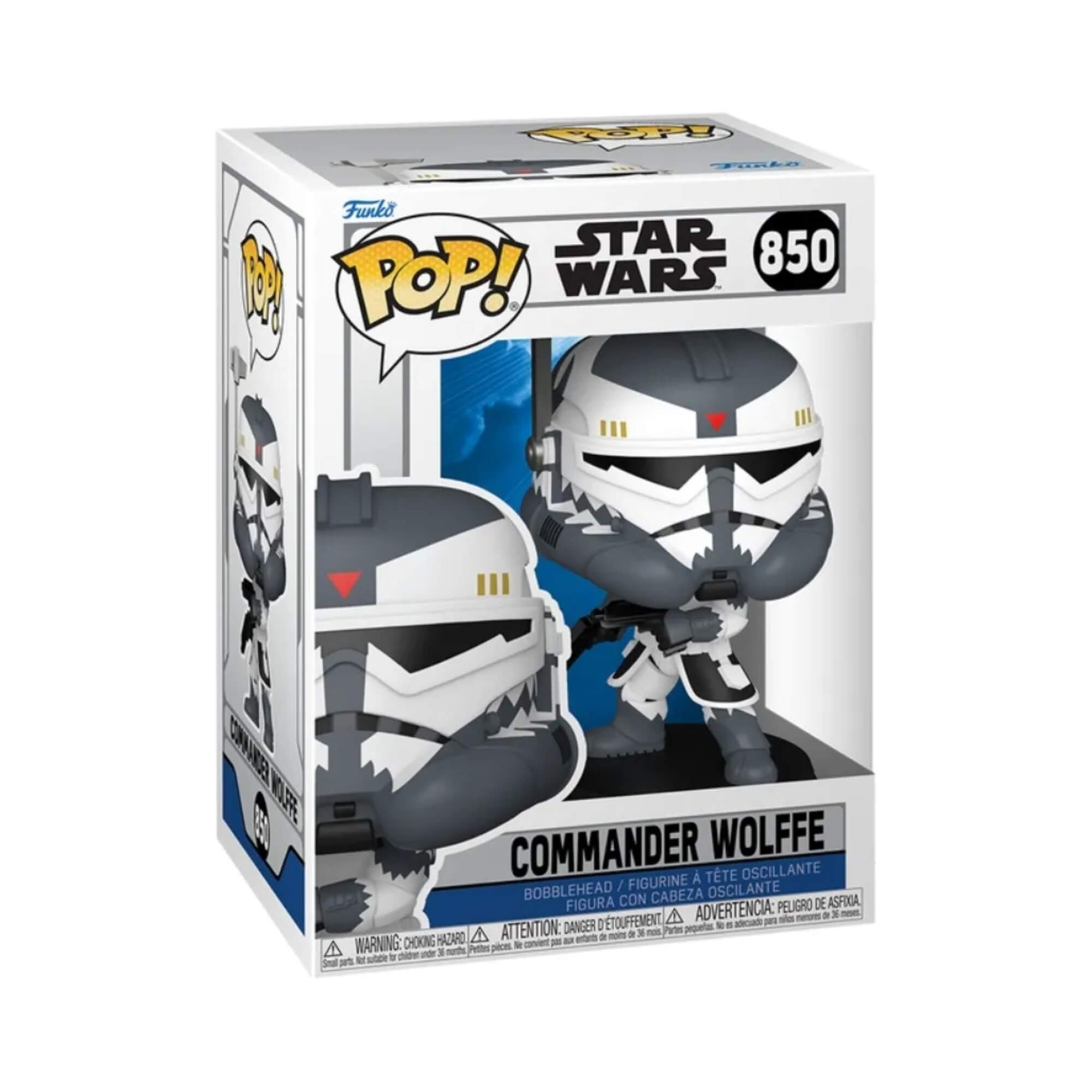 Boneco Funko Pop! Star Wars - Comandante Wolffe Candide - 13054