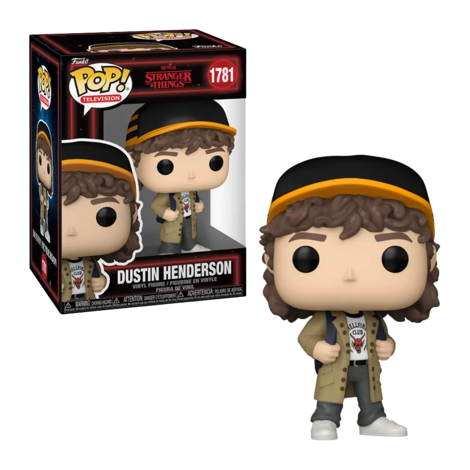 Boneco Funko Pop! Stranger Things T5 - Dustin Henderson Candide - 12469