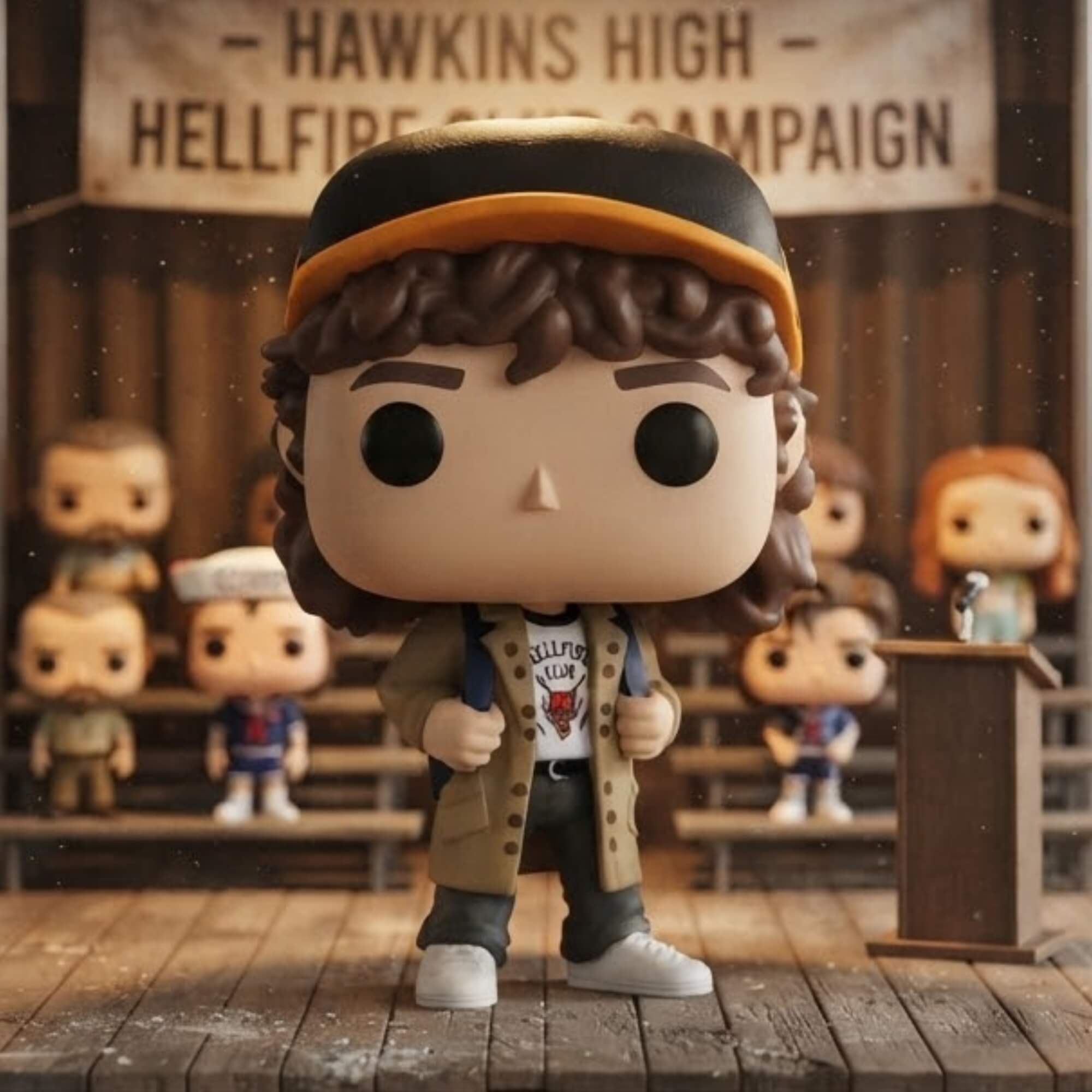 Boneco Funko Pop! Stranger Things T5 - Dustin Henderson Candide - 12469