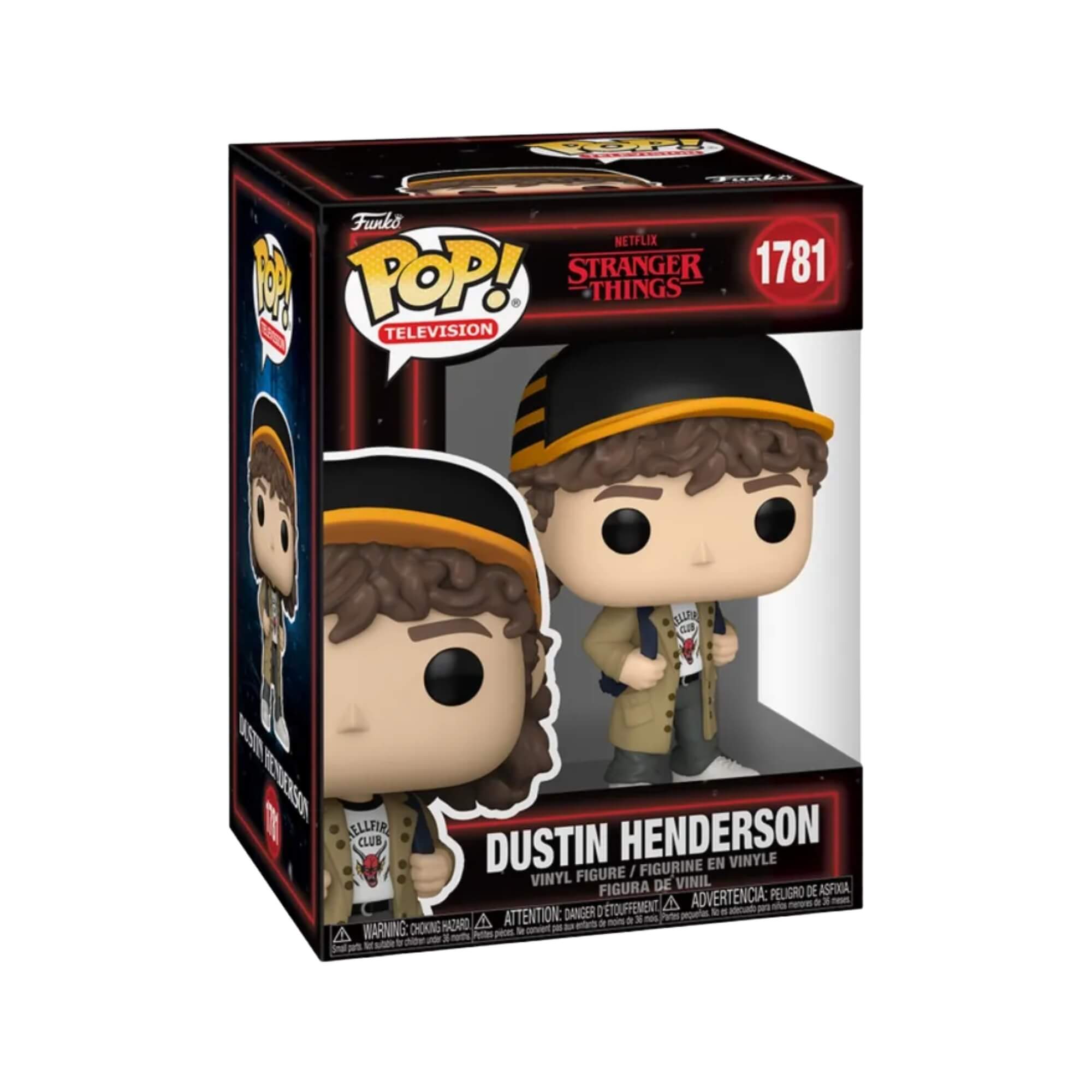 Boneco Funko Pop! Stranger Things T5 - Dustin Henderson Candide - 12469