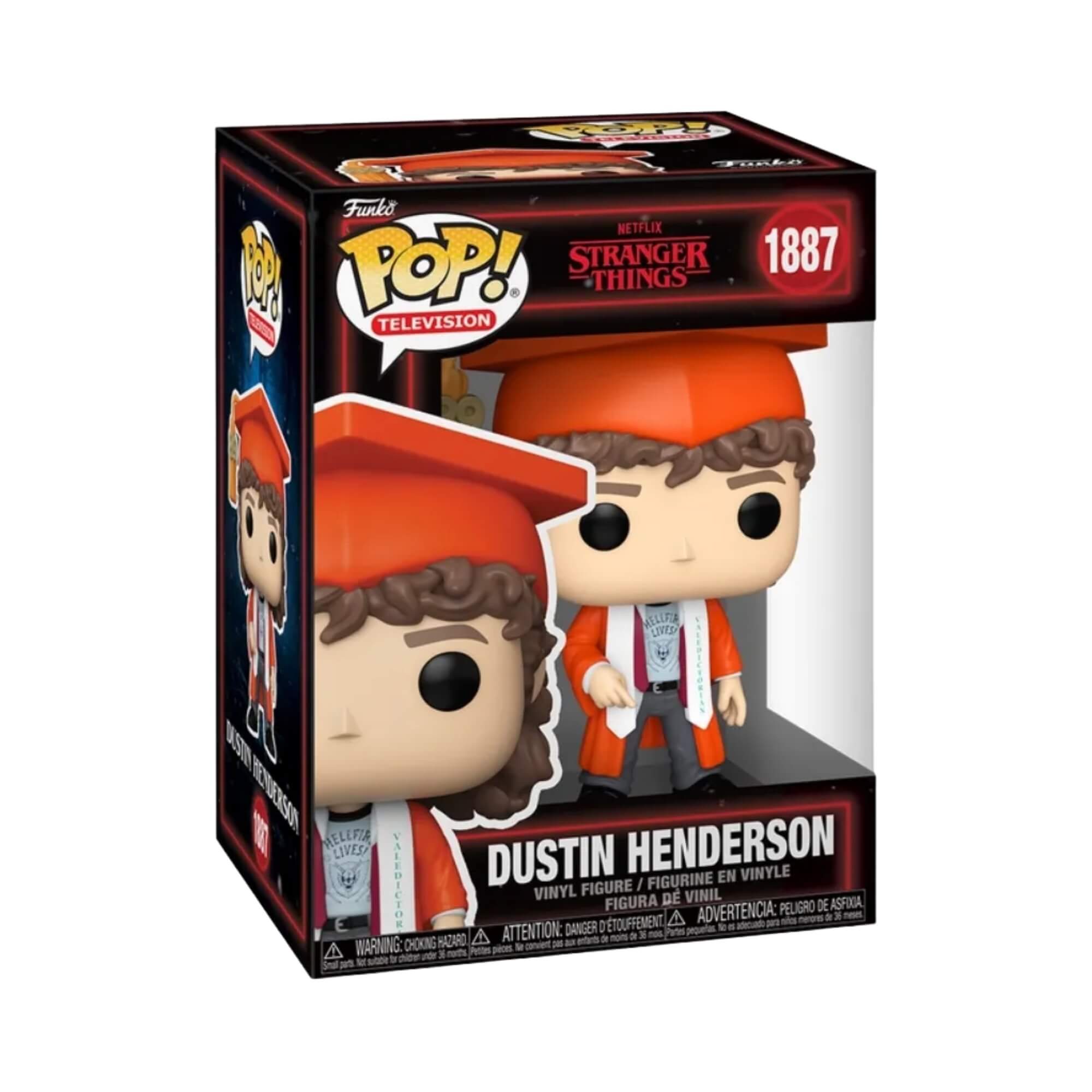 Boneco Funko Pop! Stranger Things T5 - Dustin na Formatura Candide - 13068