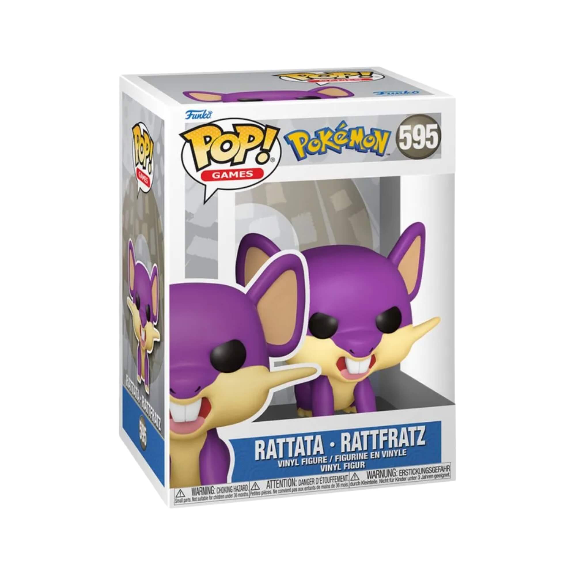 Boneco Funko Pop! Pokemon - Rattata (EMEA) Candide - 12047