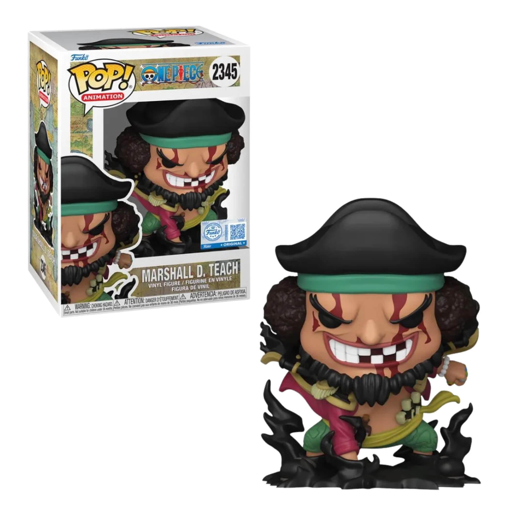 Boneco Funko Pop! Exclusivo One Piece - Barba Negra Candide - 13059