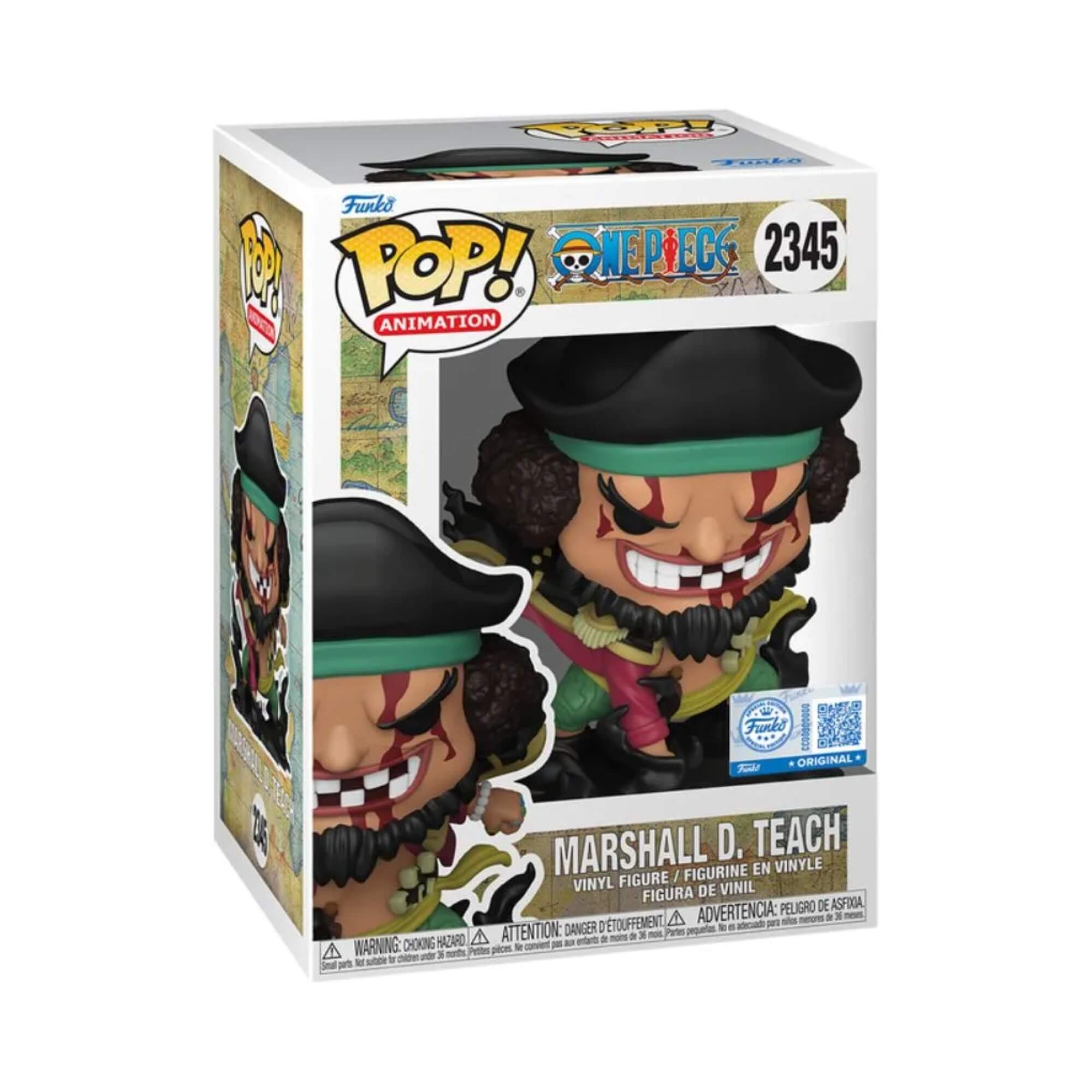 Boneco Funko Pop! Exclusivo One Piece - Barba Negra Candide - 13059